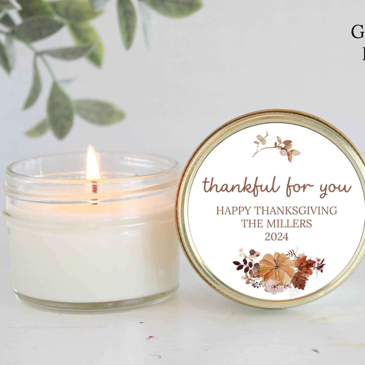 Thanksgiving Candle Favors - The Dancing Wick