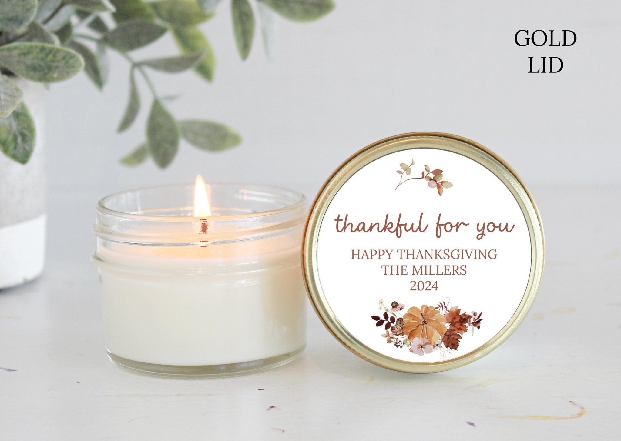 Thanksgiving Candle Favors - The Dancing Wick