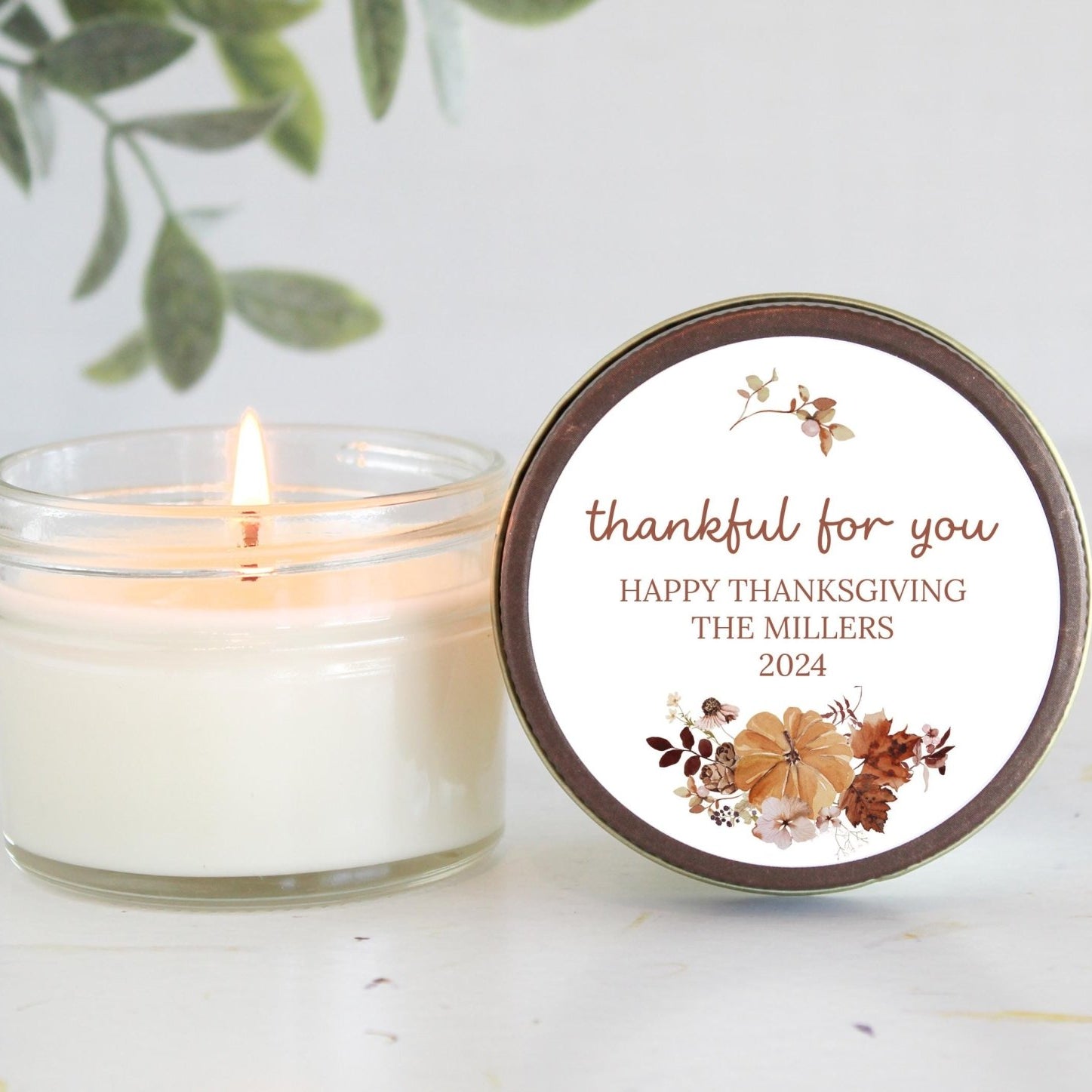 Thanksgiving Candle Favors - The Dancing Wick