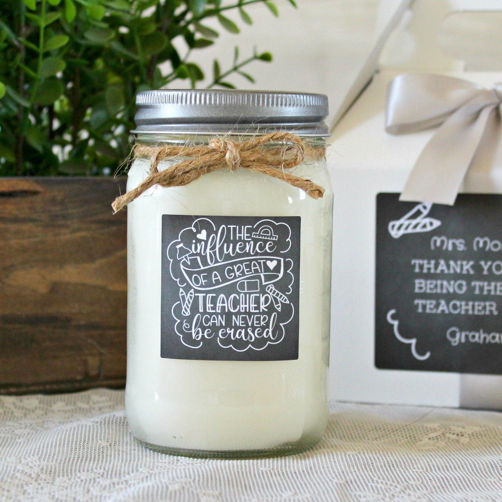 The Influence Of A Teacher Can Never Be Erased Candle - The Dancing Wick