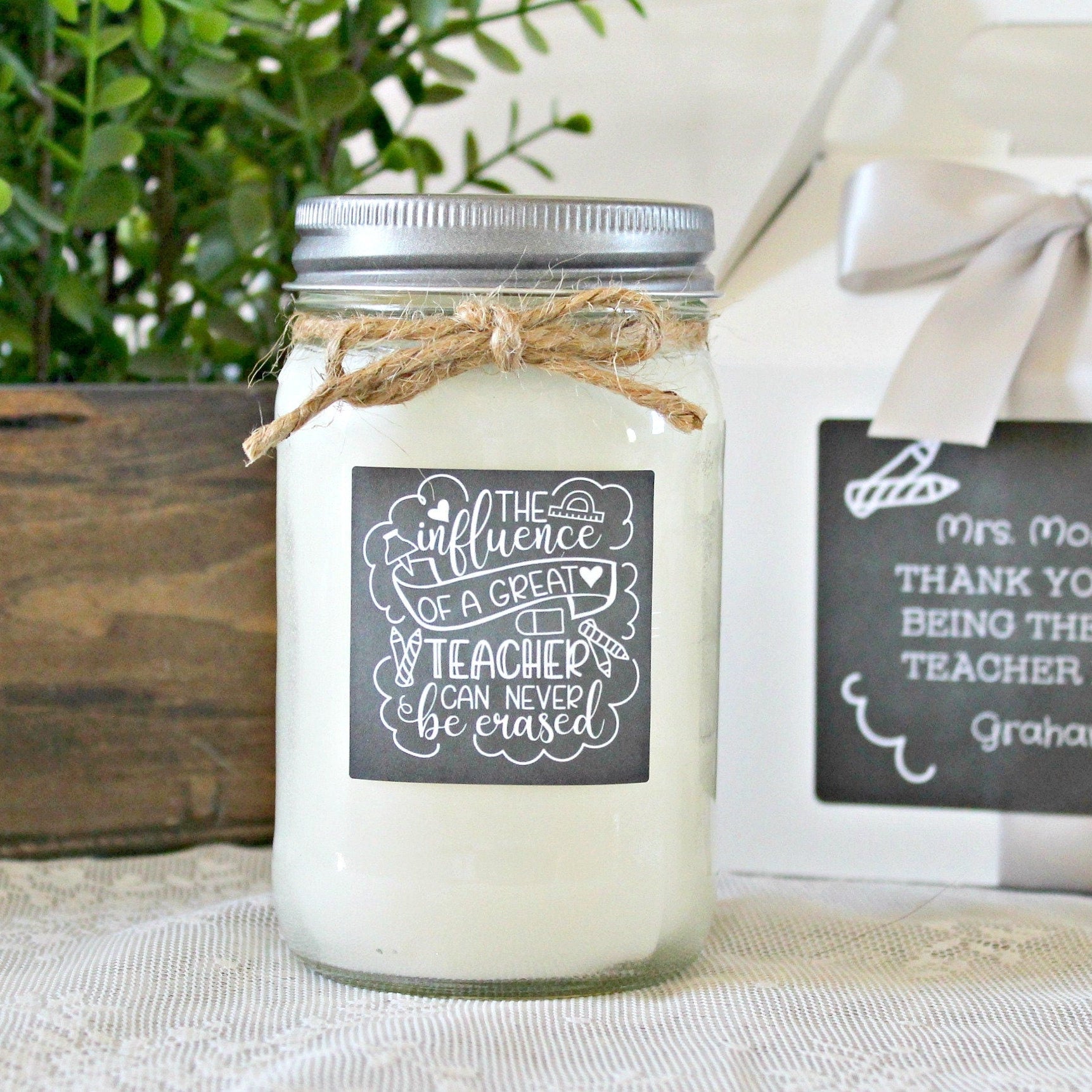 The Influence Of A Teacher Can Never Be Erased Candle - The Dancing Wick