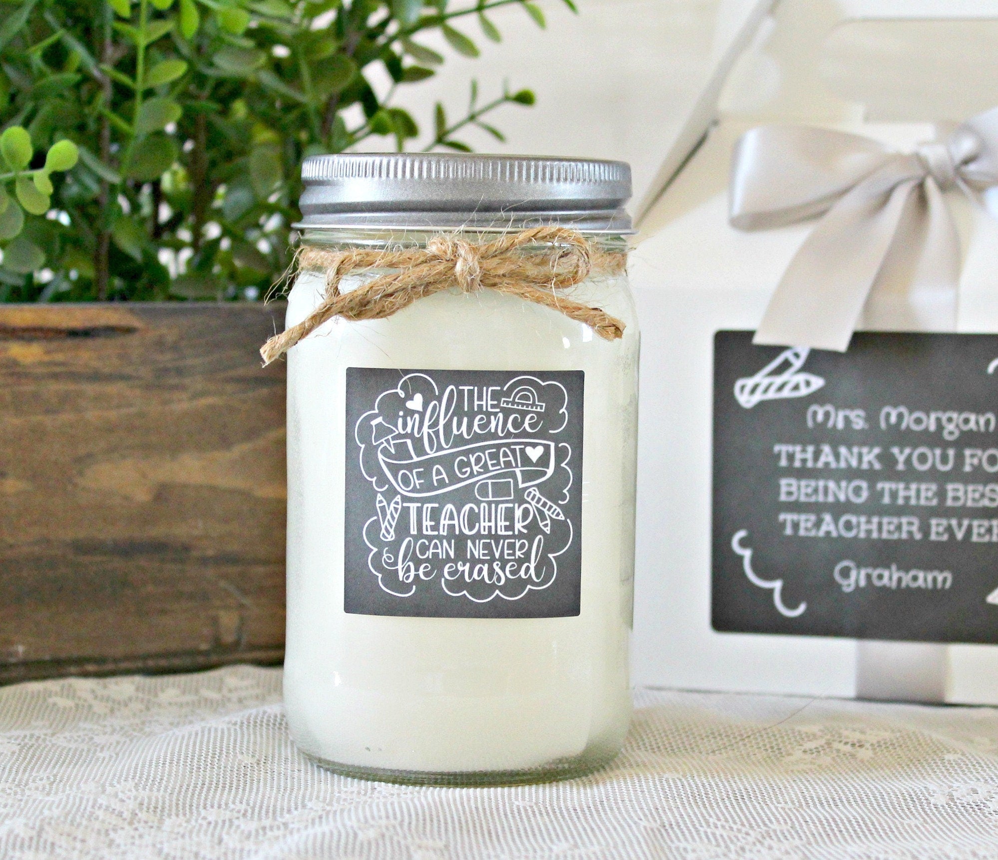 The Influence Of A Teacher Can Never Be Erased Candle - The Dancing Wick