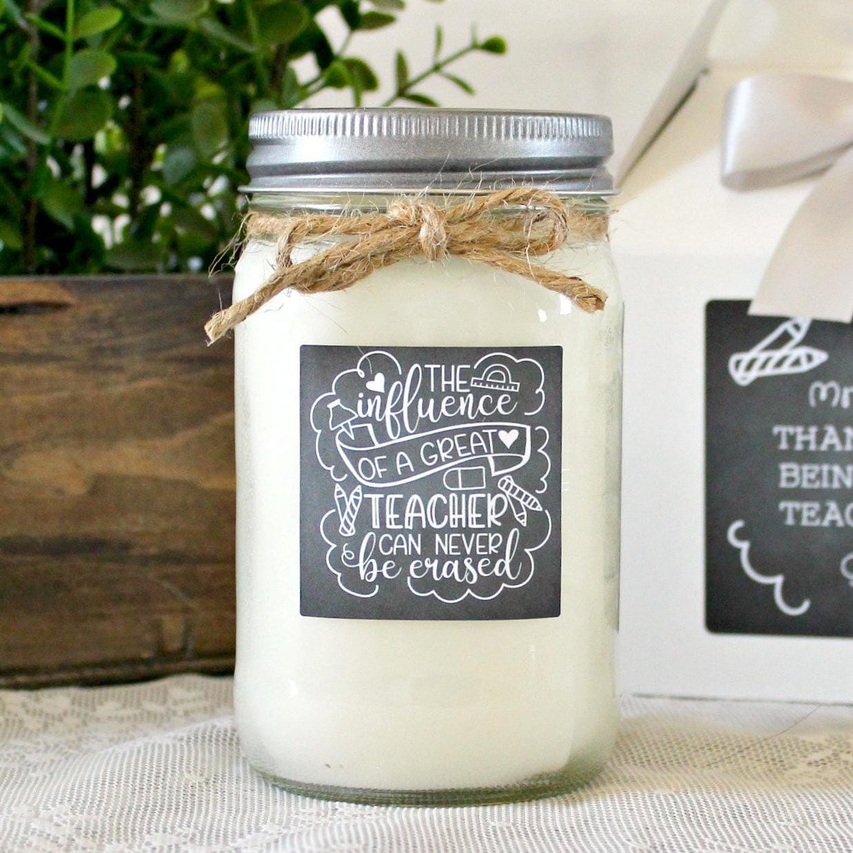 The Influence Of A Teacher Can Never Be Erased Candle - The Dancing Wick