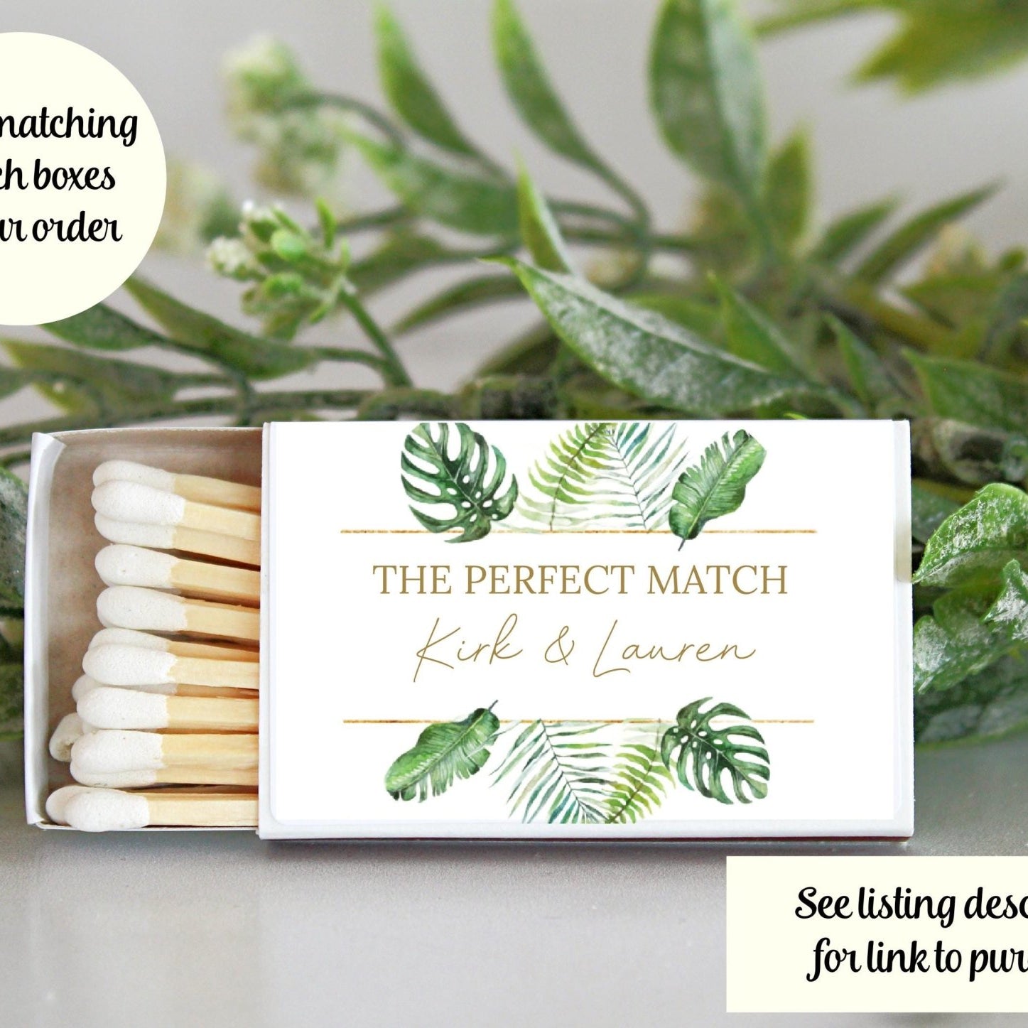 Tropical Bridal Shower Favor Candles - The Dancing Wick