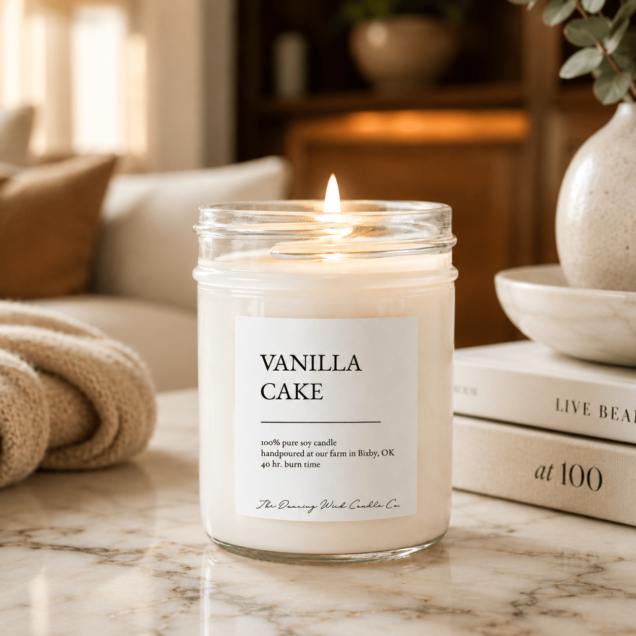 Vanilla Cake - TDW Signature Candle - The Dancing Wick