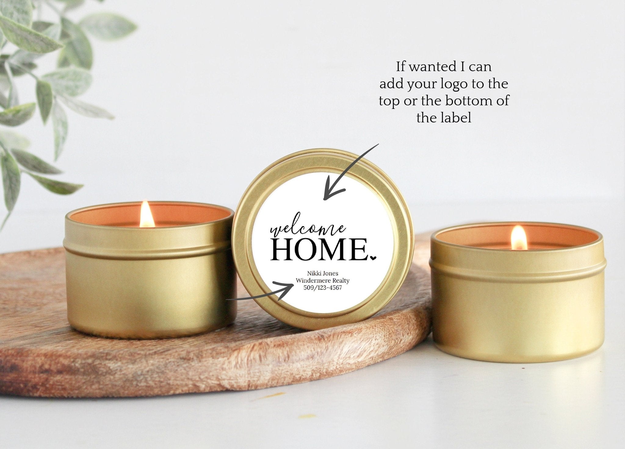 Welcome Home Tins - Set of 10 - The Dancing Wick