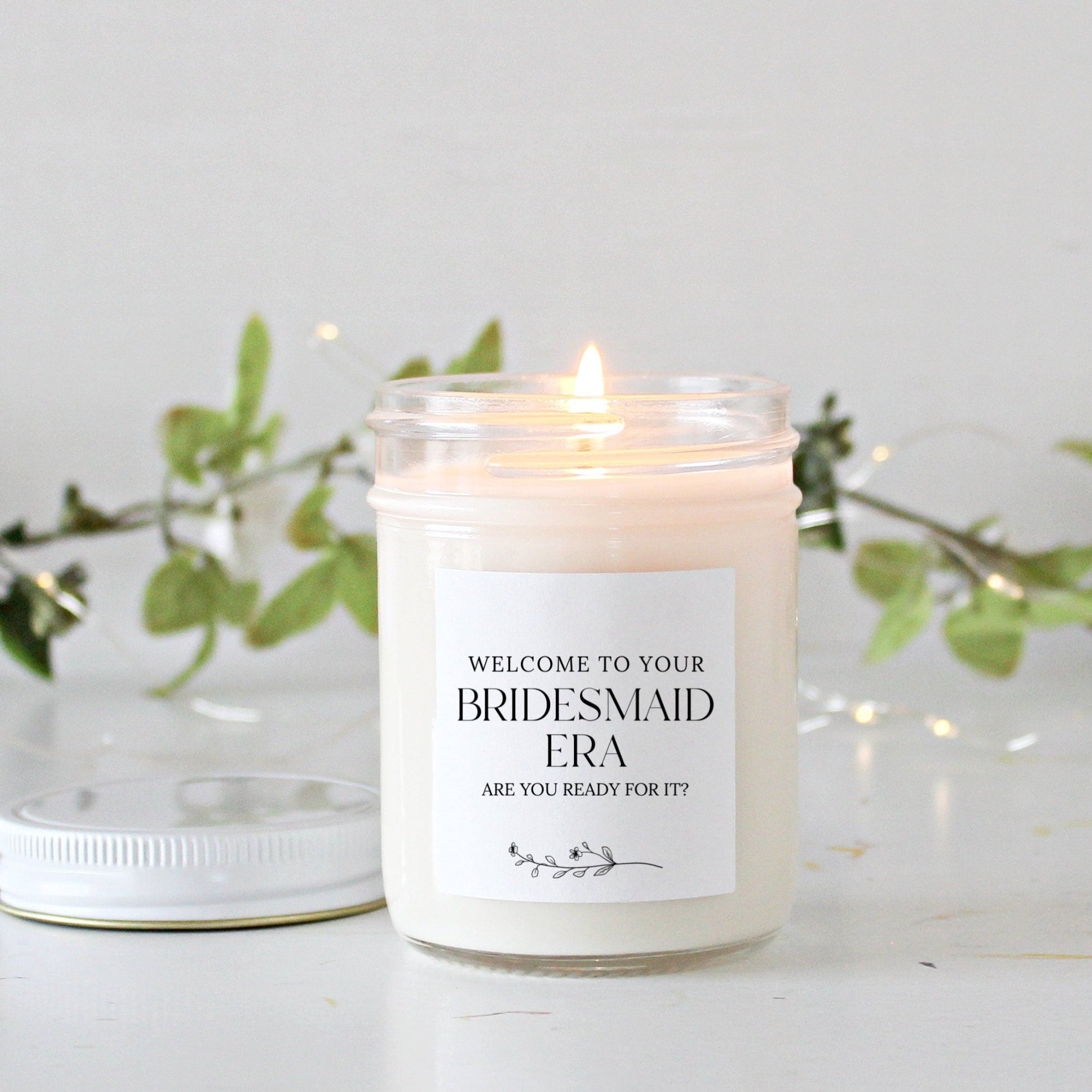 Welcome to Your Bridesmaid Era Candle - The Dancing Wick