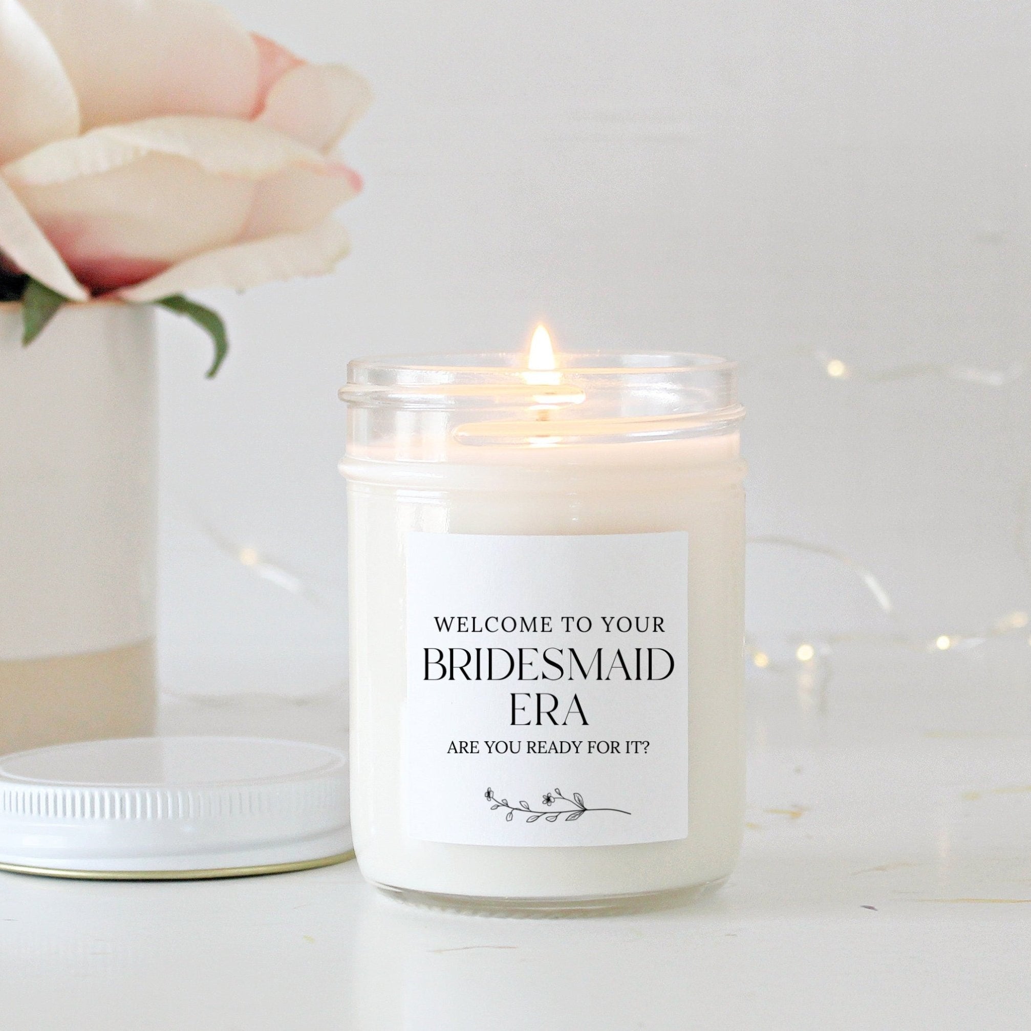 Welcome to Your Bridesmaid Era Candle - The Dancing Wick