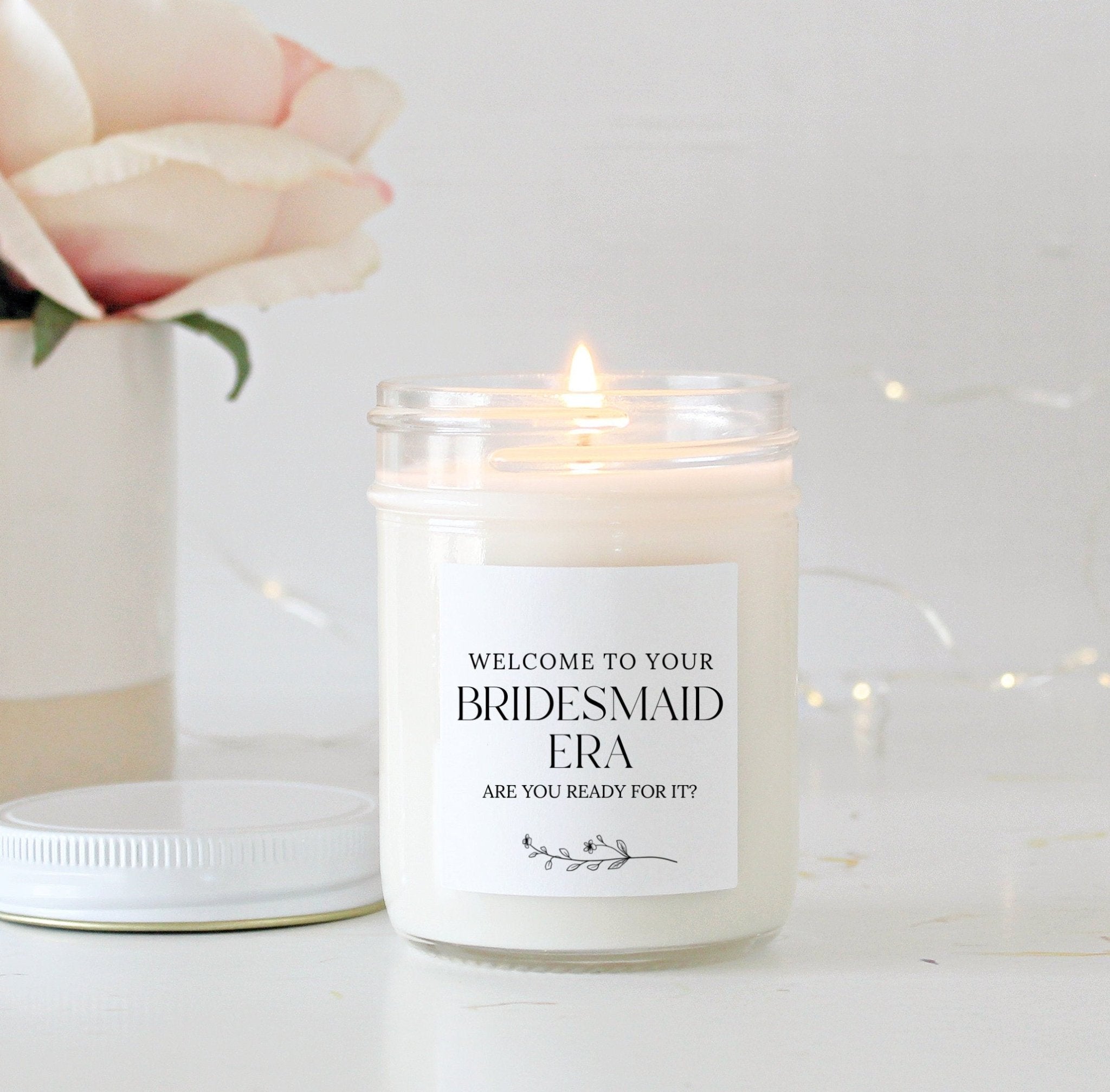 Welcome to Your Bridesmaid Era Candle - The Dancing Wick