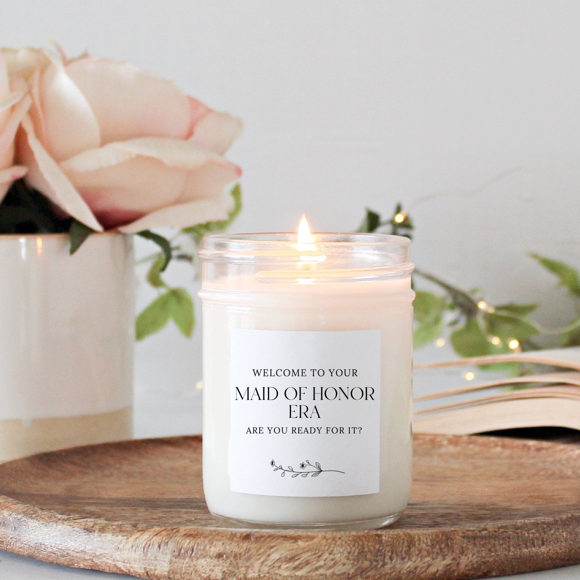 Welcome to Your Bridesmaid Era Candle - The Dancing Wick