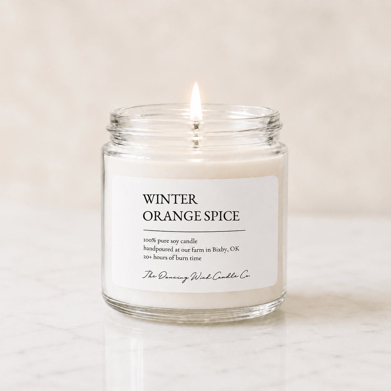 Winter Orange Spice - TDW Signature Candle - The Dancing Wick