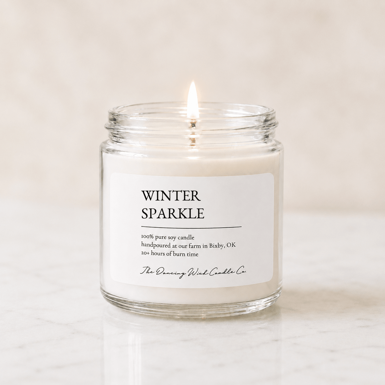 Winter Sparkle - TDW Signature Candle - The Dancing Wick
