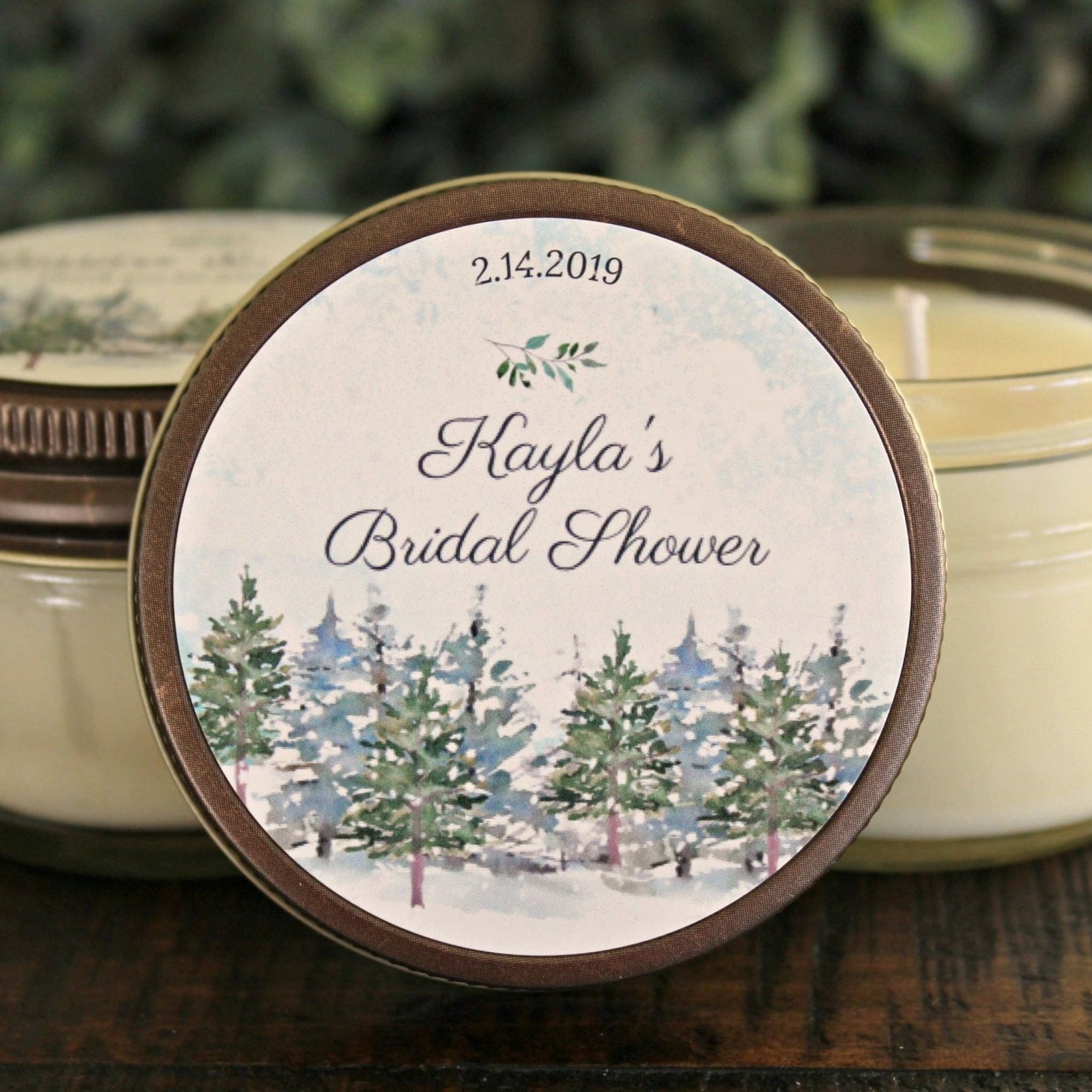 Winter Wonderland Wedding Favor - The Dancing Wick
