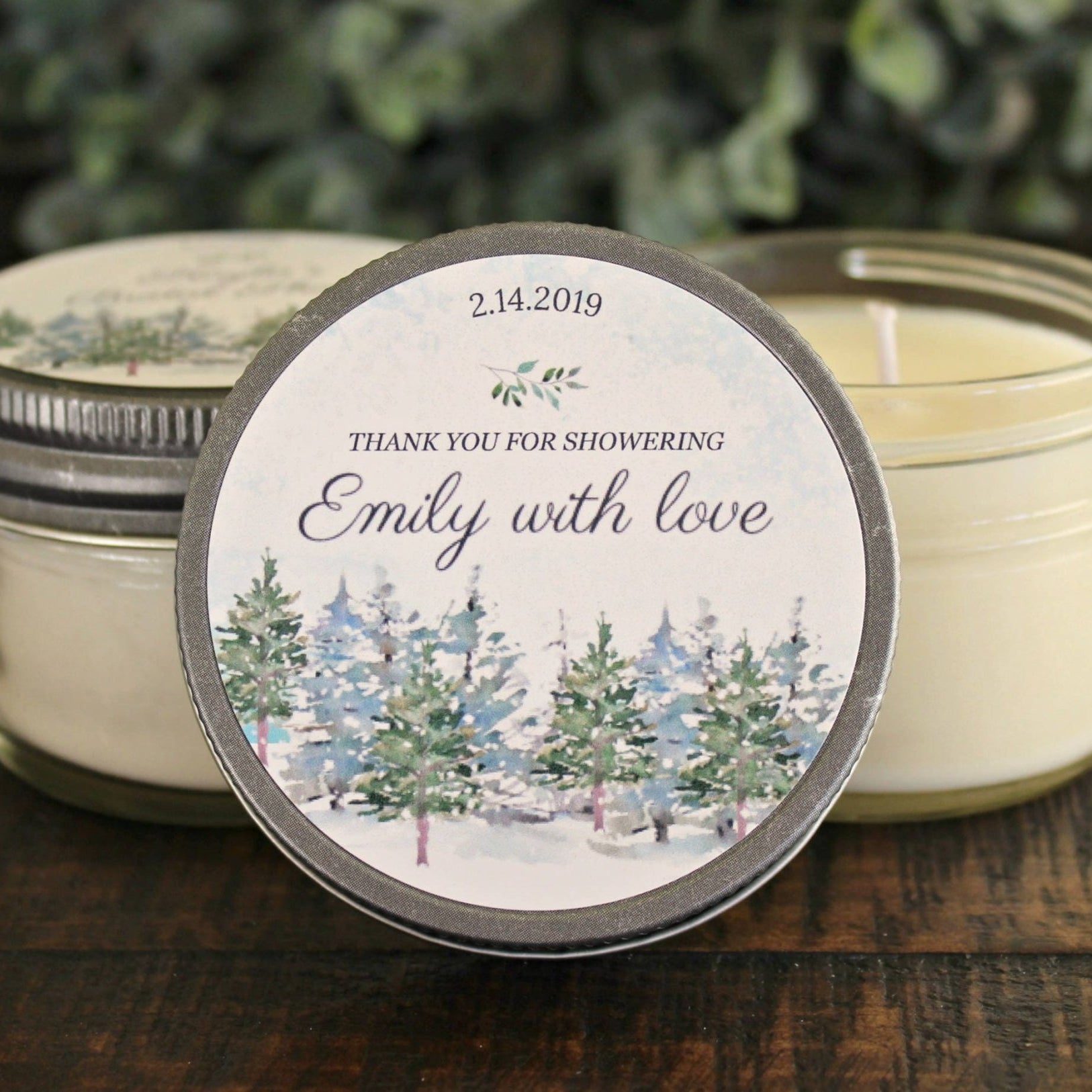 Winter Wonderland Wedding Favor - The Dancing Wick