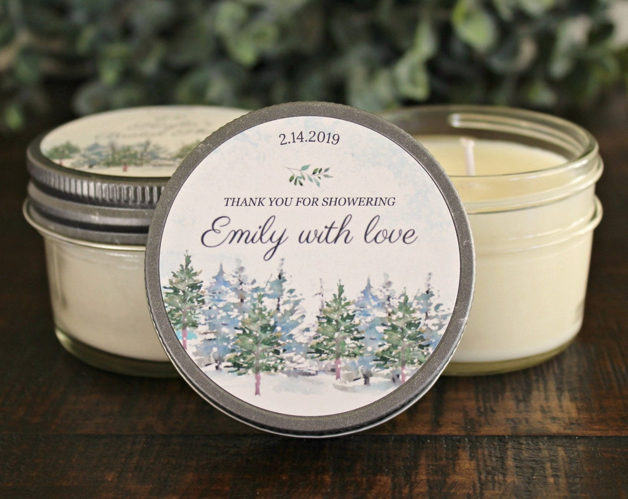 Winter Wonderland Wedding Favor - The Dancing Wick