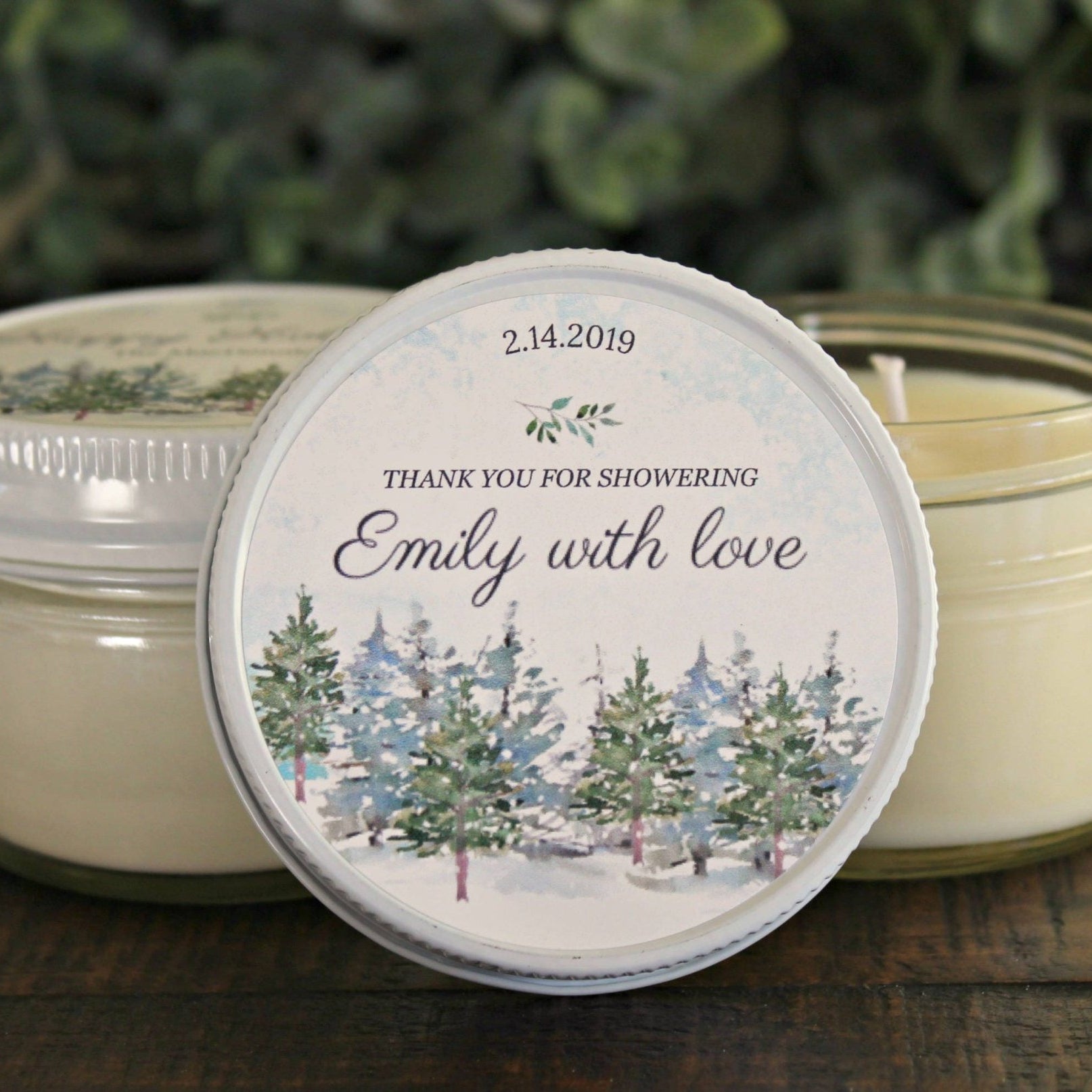 Winter Wonderland Wedding Favor - The Dancing Wick