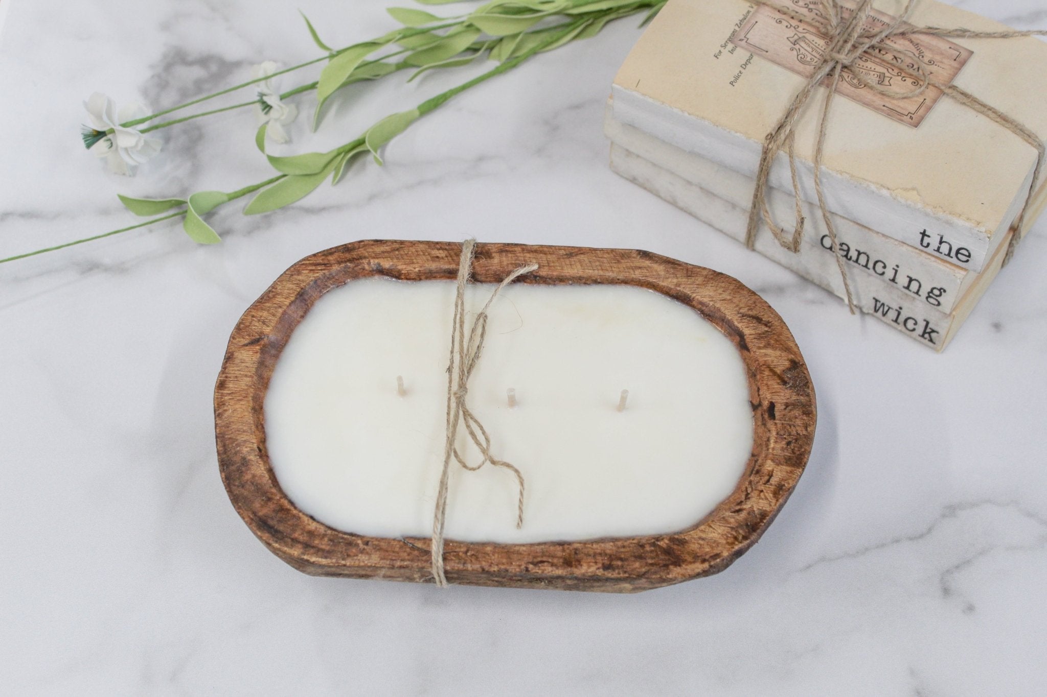 3 Wick Bread Bowl Soy Candle - The Dancing Wick