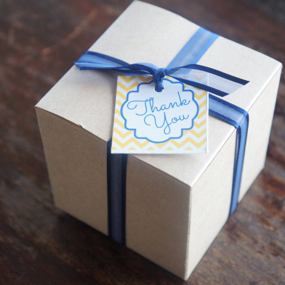 3x3 Favor Boxes - The Dancing Wick