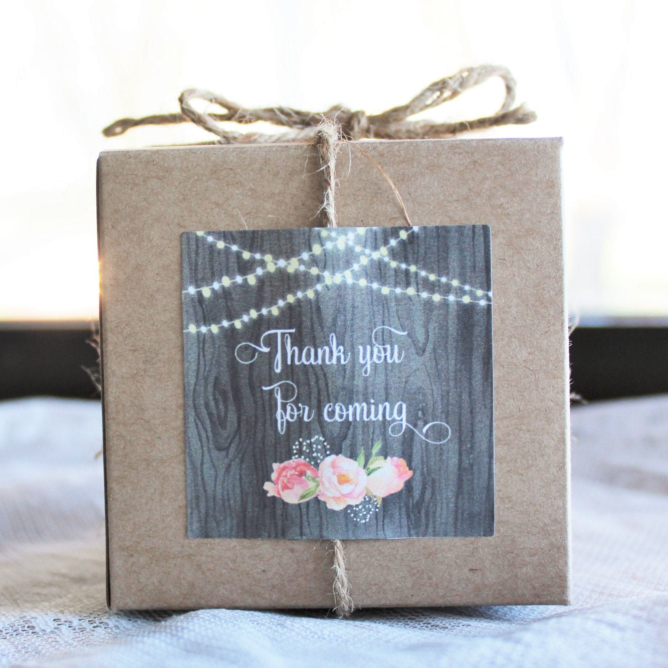 3x3 Favor Boxes - The Dancing Wick