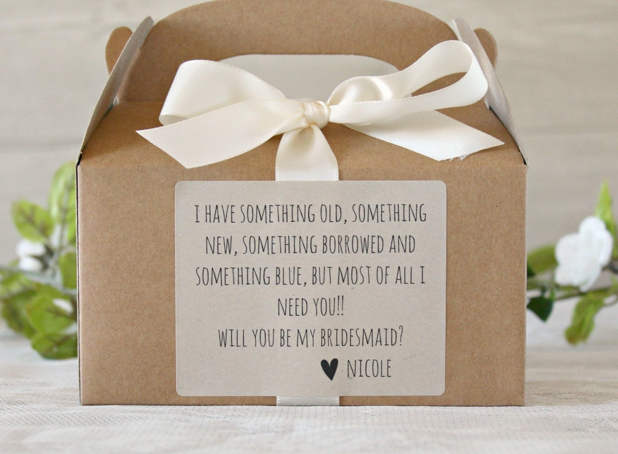 Bridesmaid Proposal Gift - The Dancing Wick