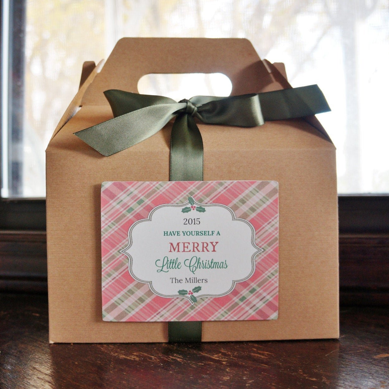 Candle Plaid Christmas Gift Set - The Dancing Wick