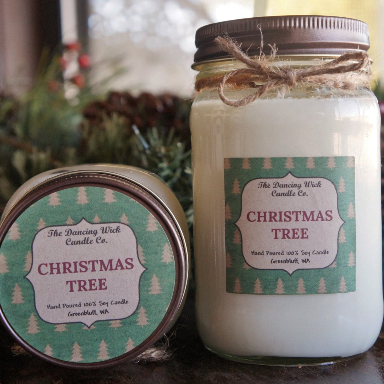 Christmas Tree Candle - The Dancing Wick