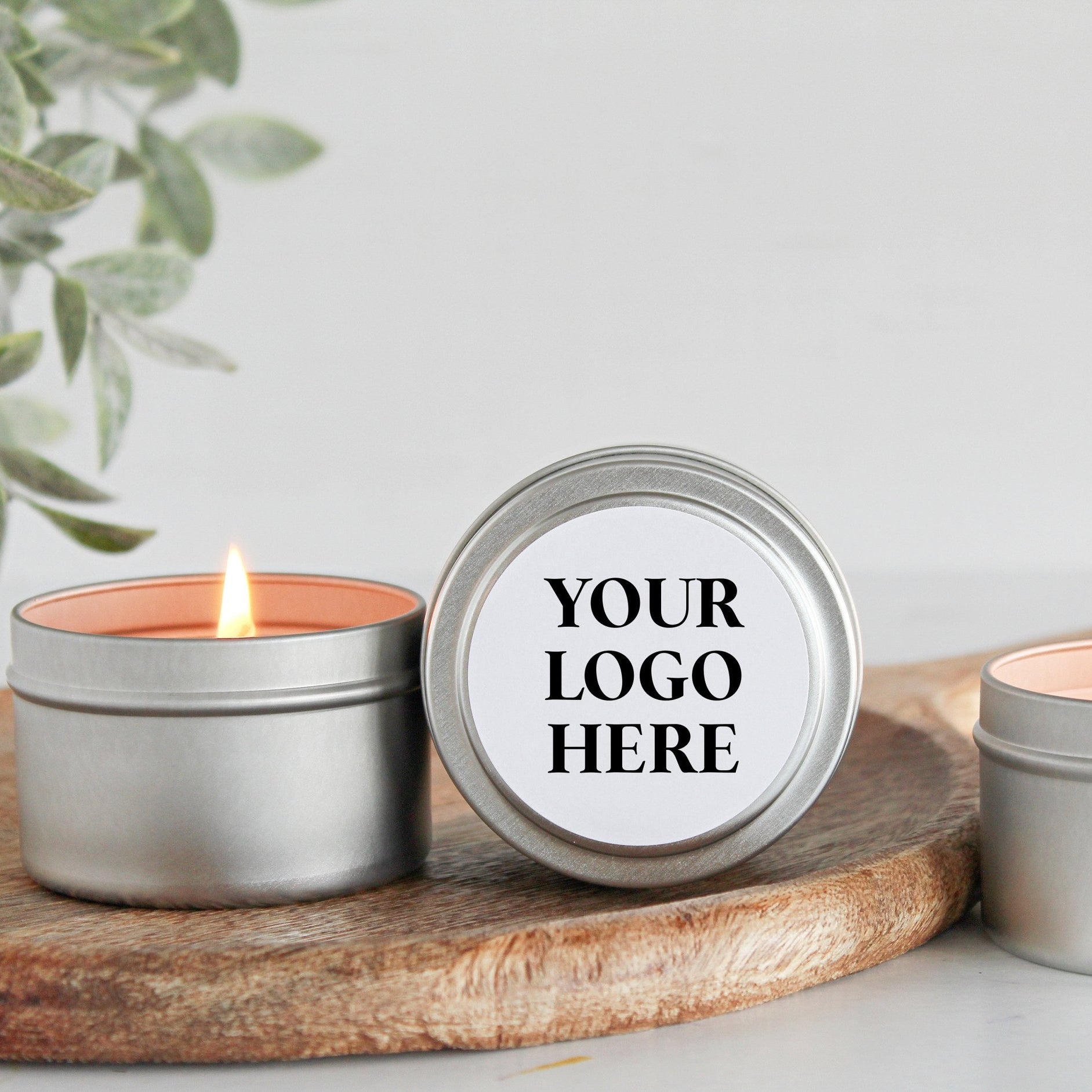 Corporate Logo Tins - Set of 10 - The Dancing Wick