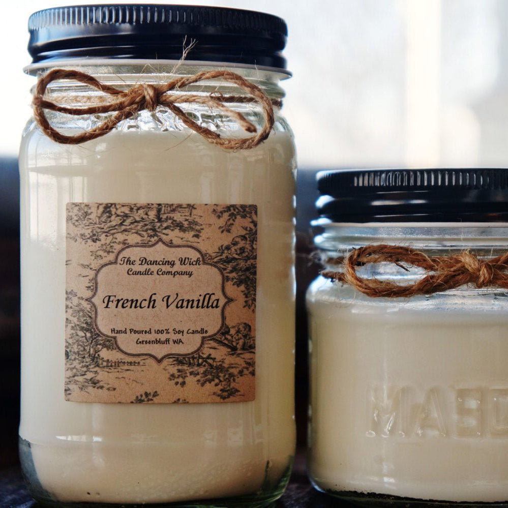 French Vanilla Soy Candle - The Dancing Wick