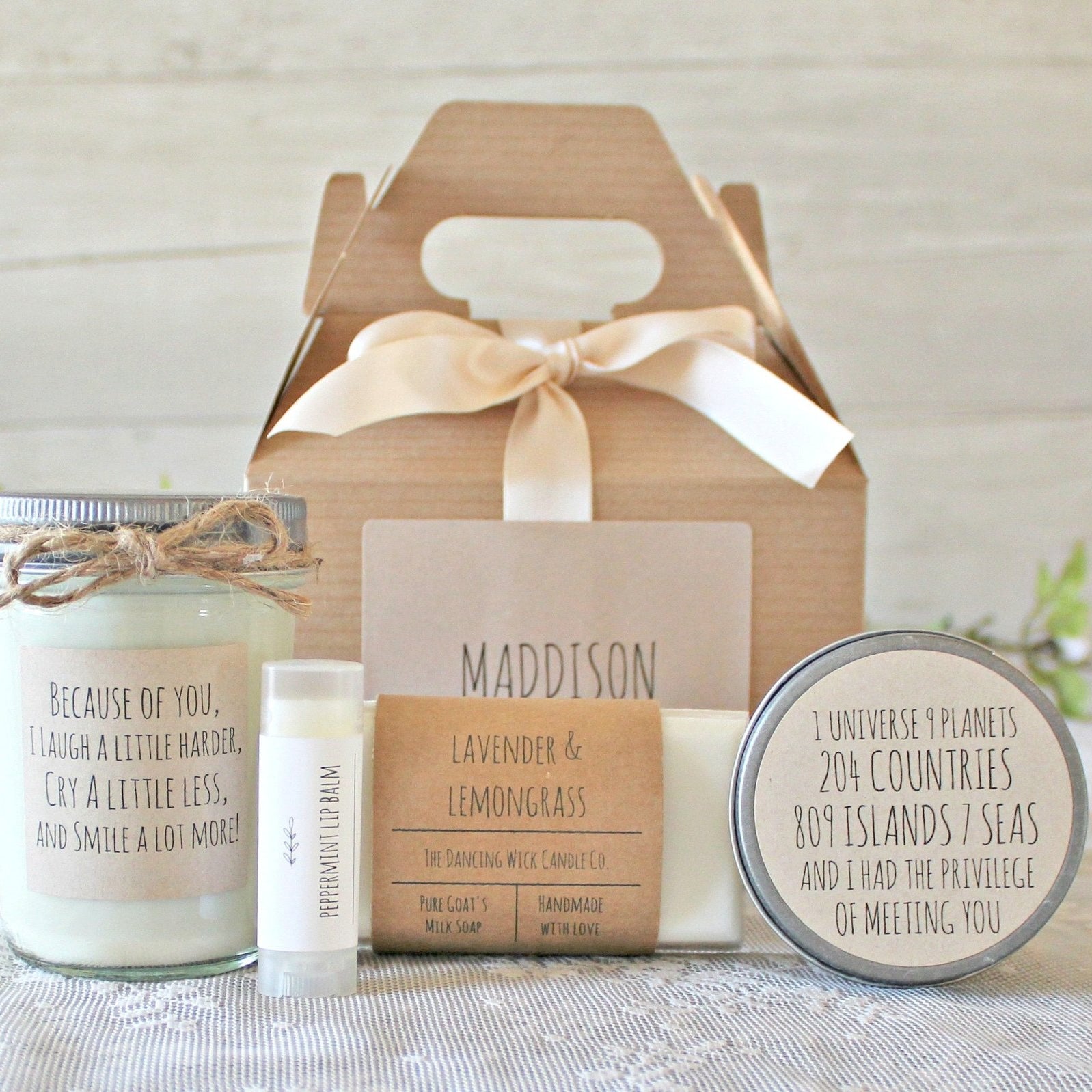 Friendship "Because of You" Gift Box - The Dancing Wick