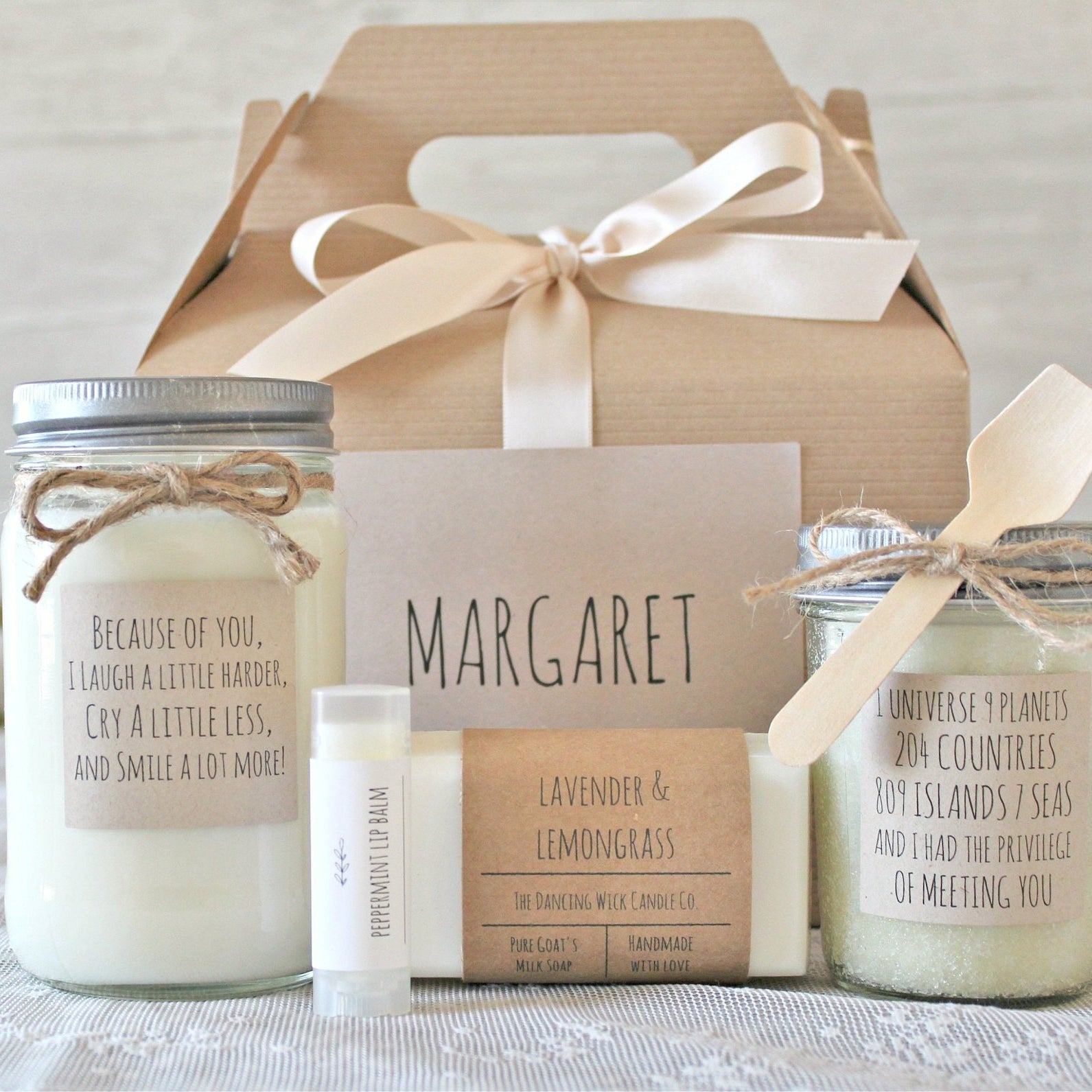 Friendship "Because of You" Gift Box - The Dancing Wick