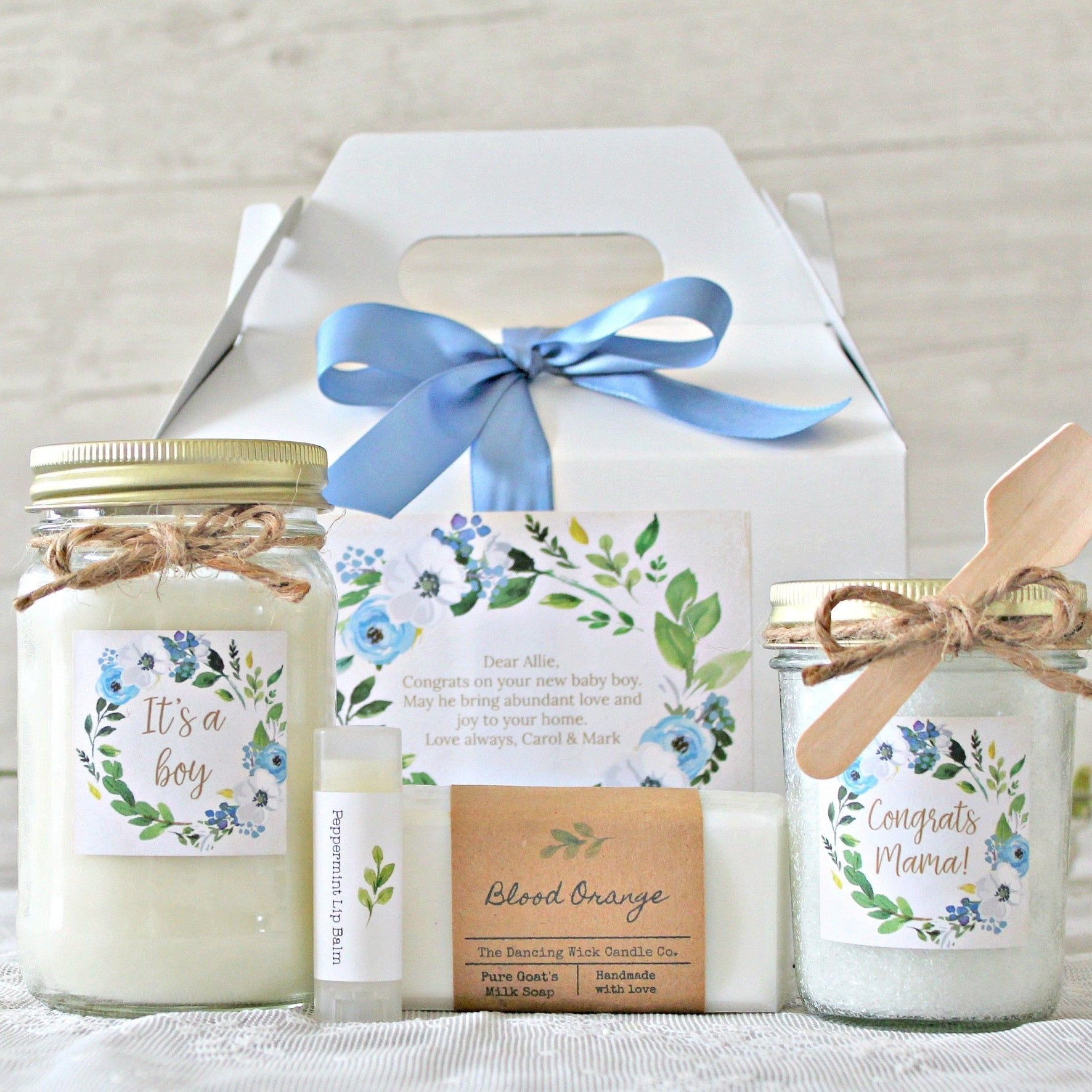 Gift for New Mom - Pregnancy Spa Gift Set - The Dancing Wick