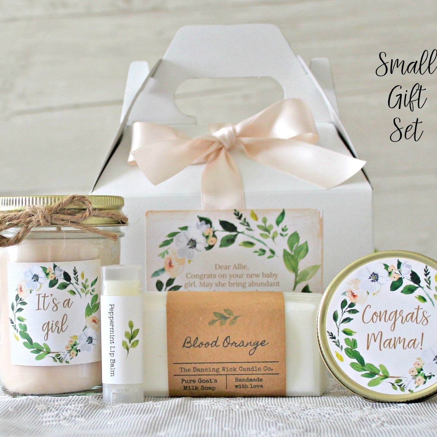 Gift for New Mom - Pregnancy Spa Gift Set - The Dancing Wick