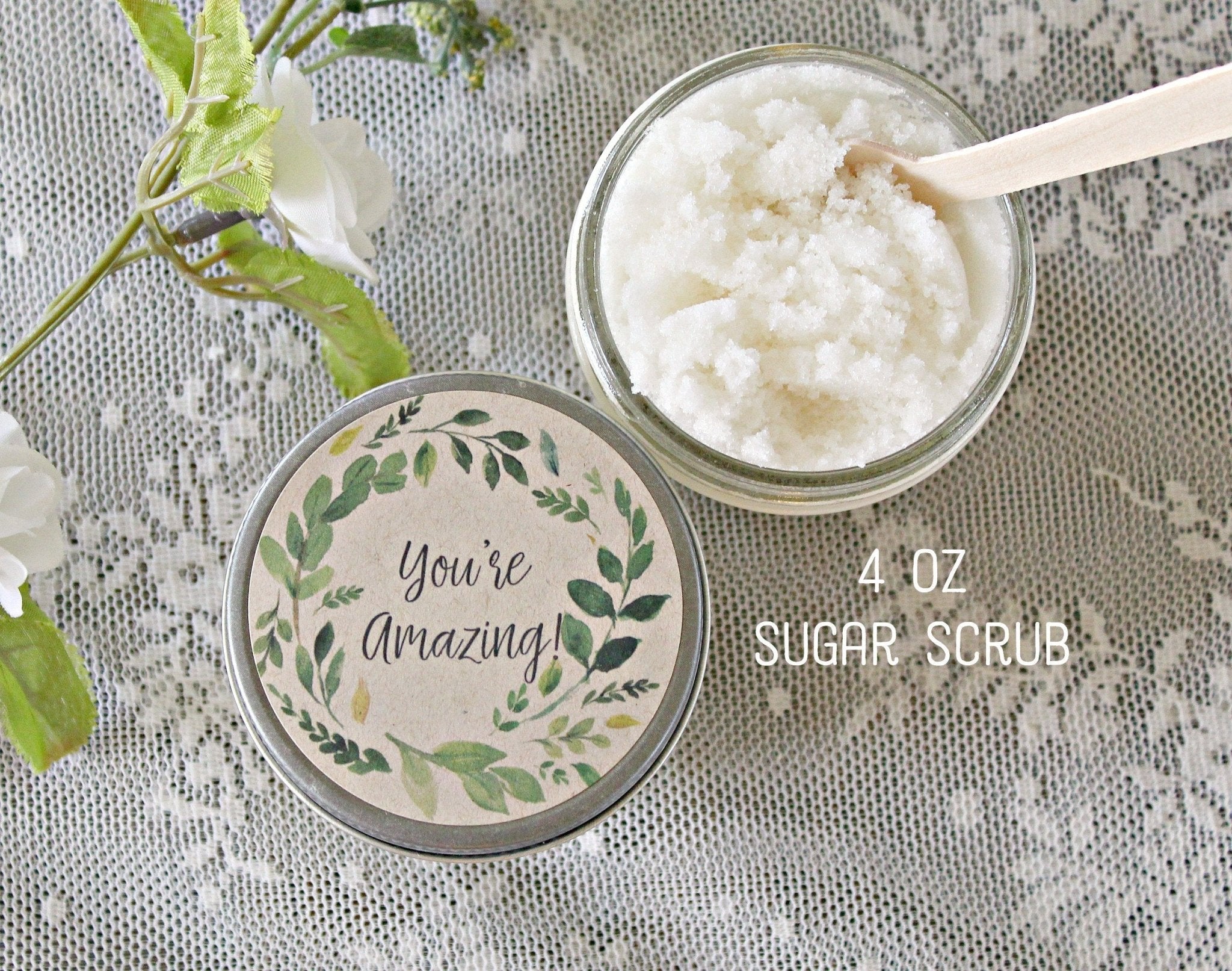 Greenery Thank you gift box - The Dancing Wick