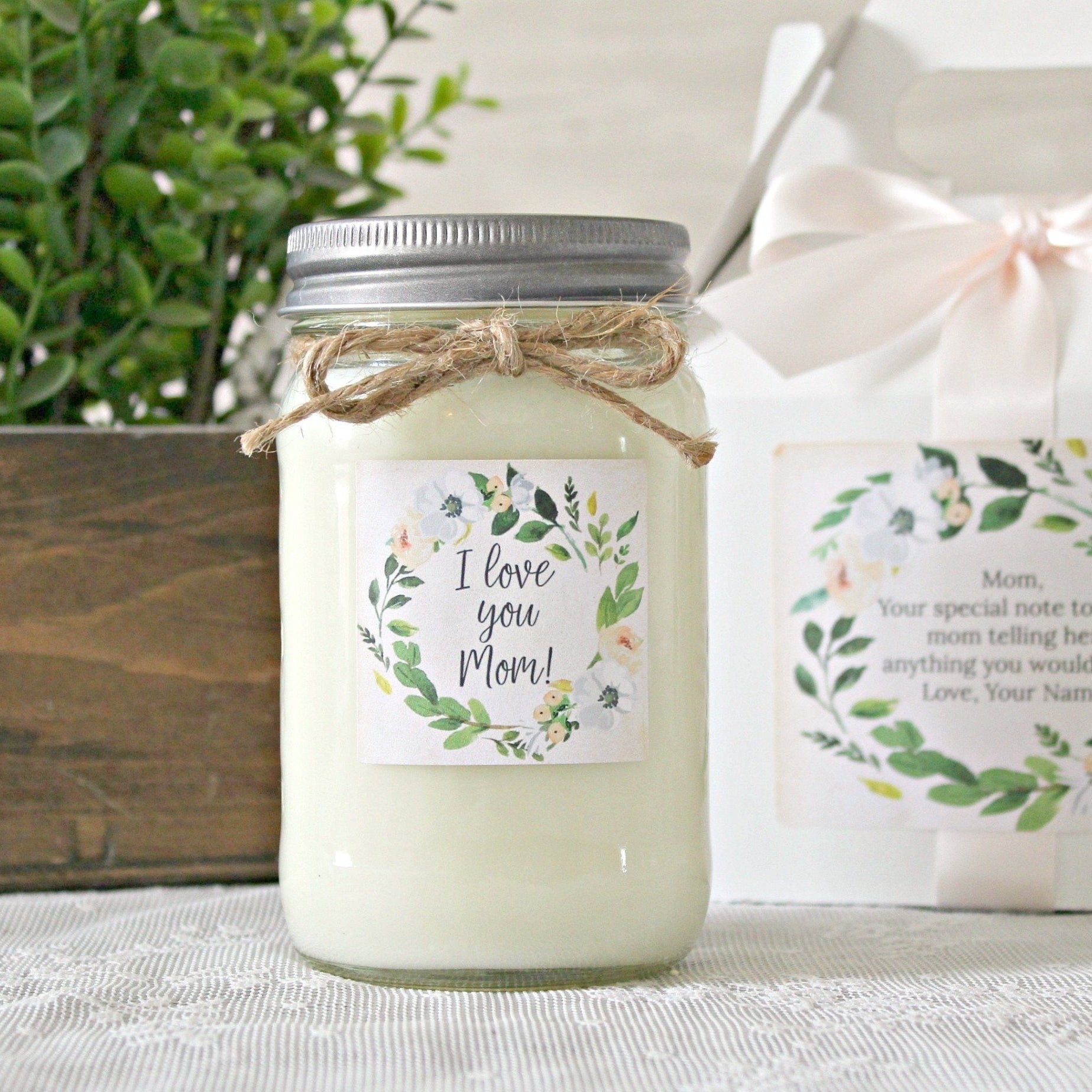 I love you Mom Spa Gift Box - The Dancing Wick