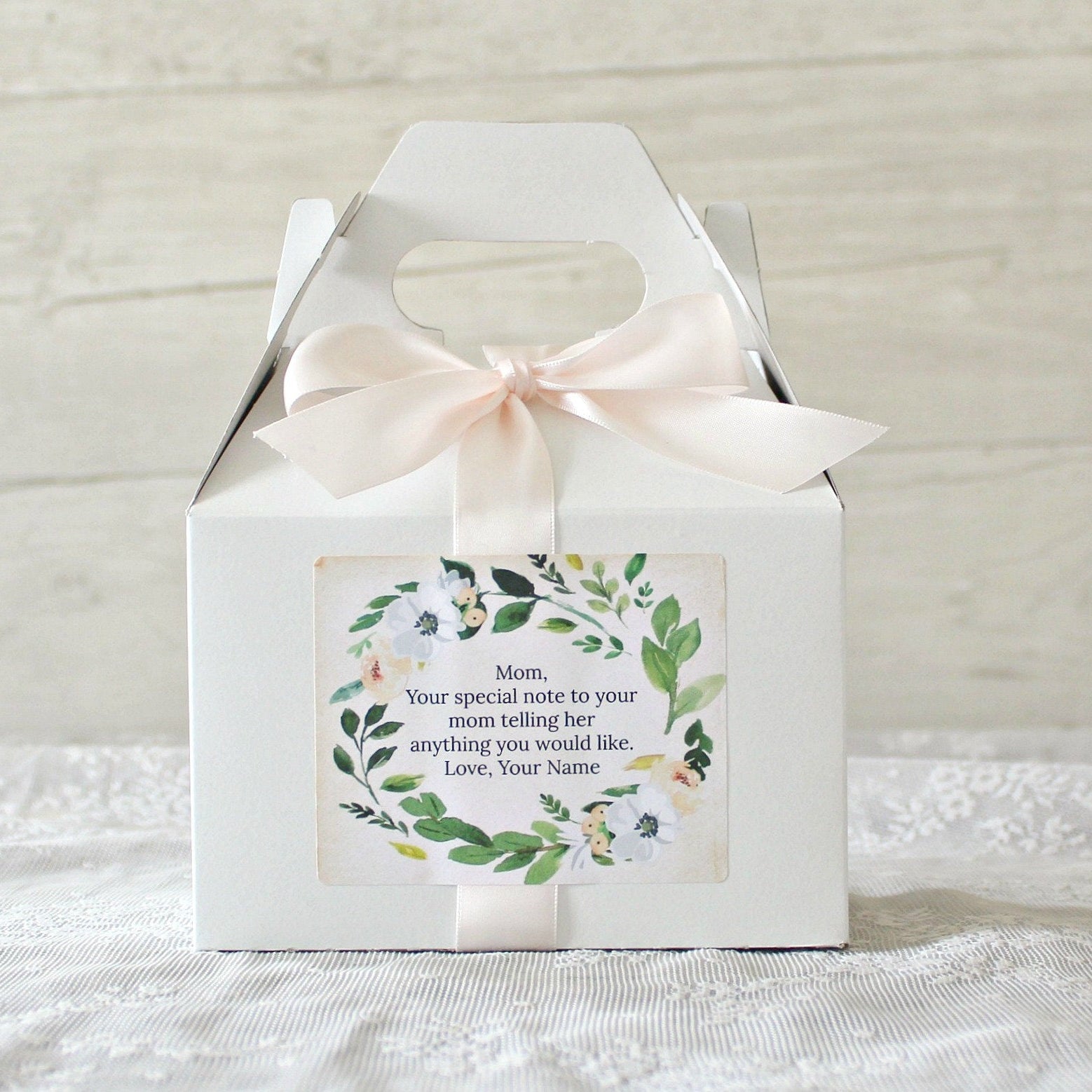 I love you Mom Spa Gift Box - The Dancing Wick