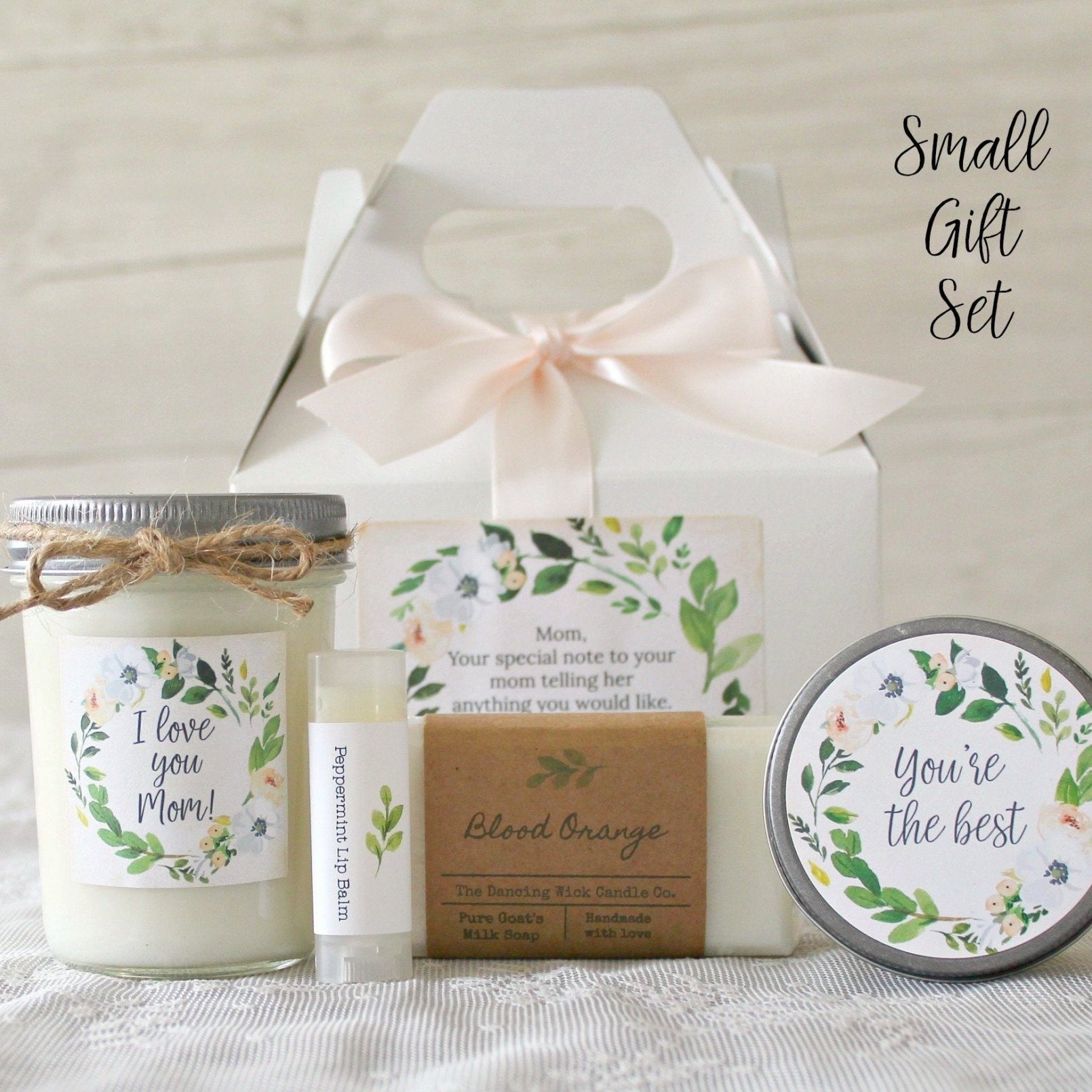 I love you Mom Spa Gift Box - The Dancing Wick