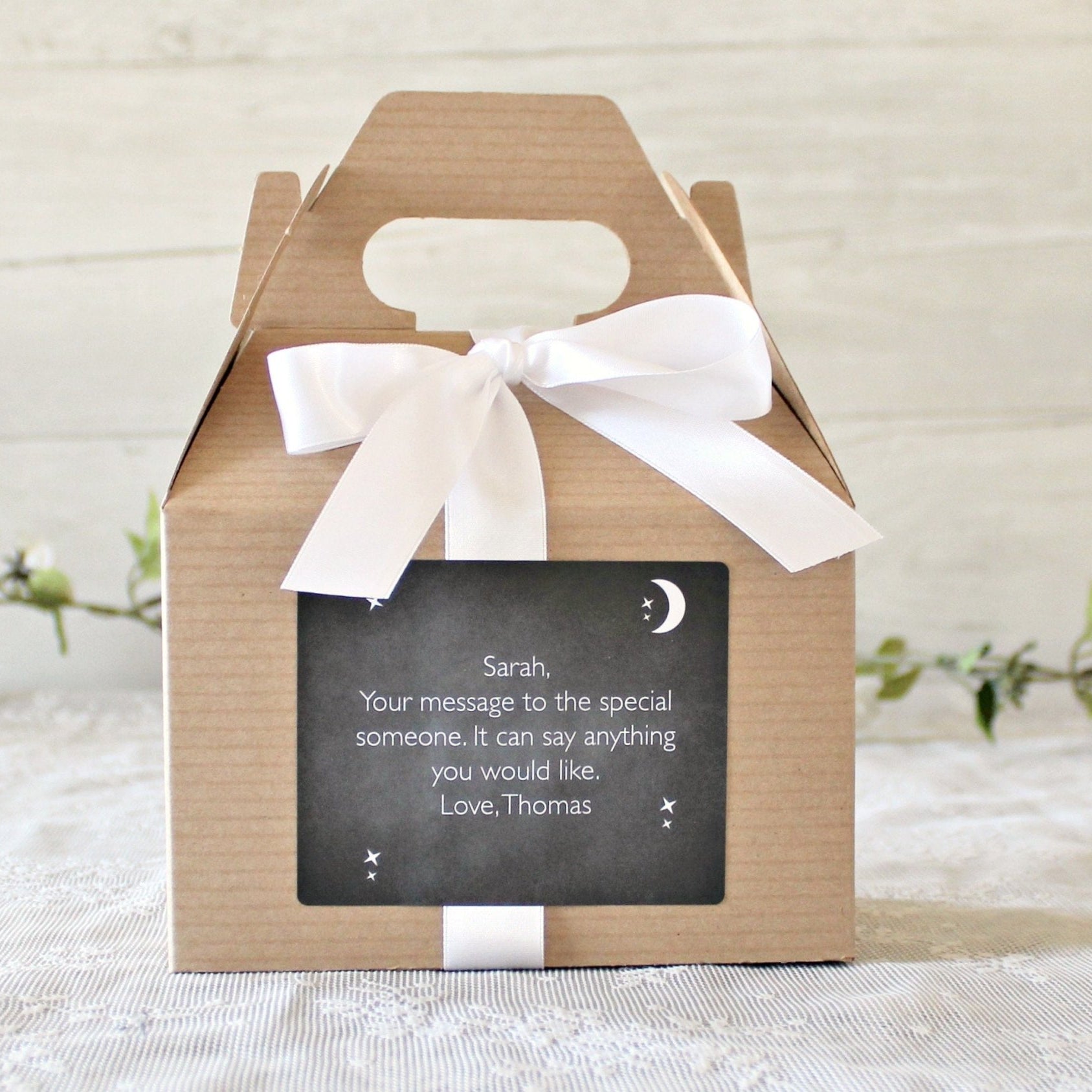 Love You to the Moon and Back Gift Box - The Dancing Wick