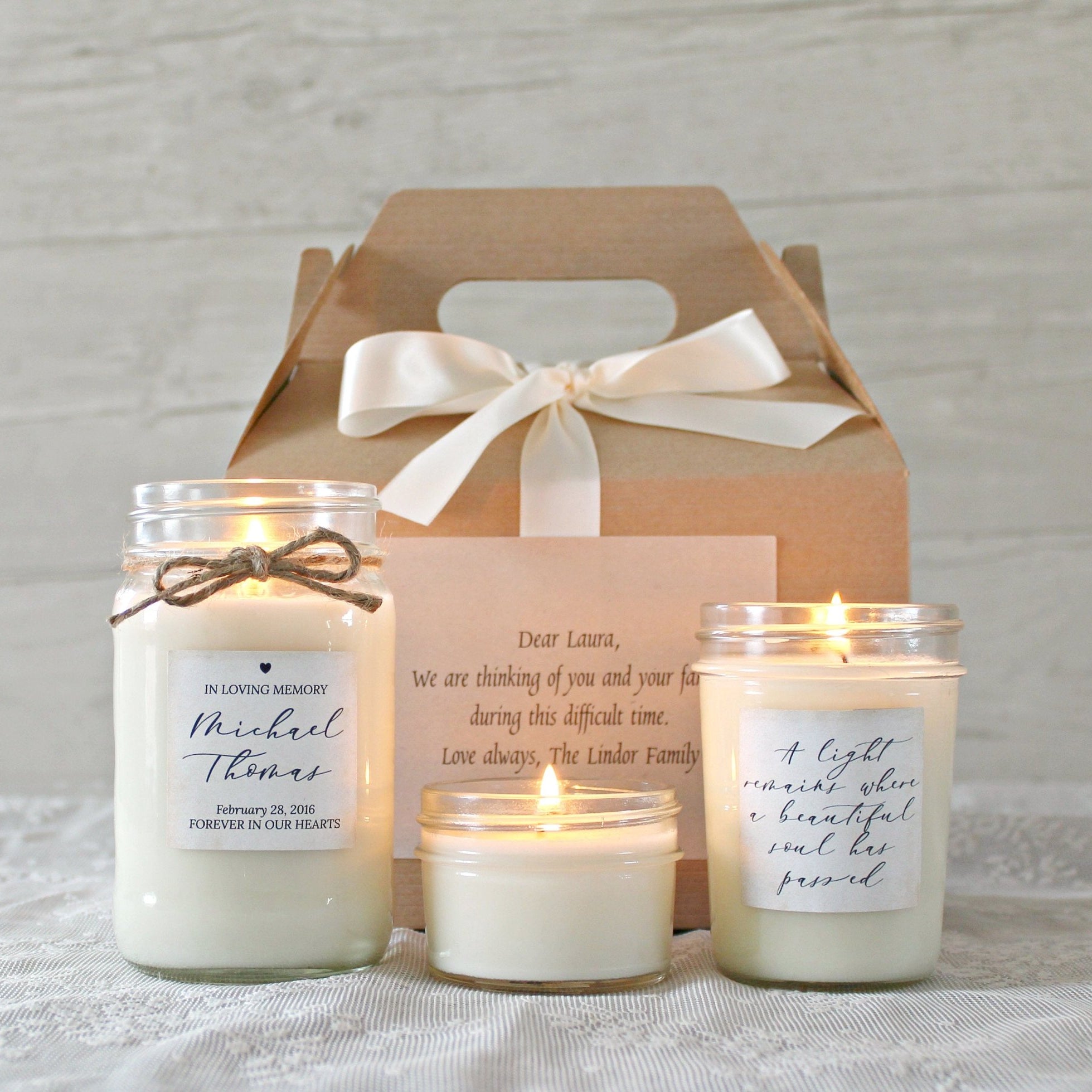Memorial / Sympathy Gift Box - The Dancing Wick