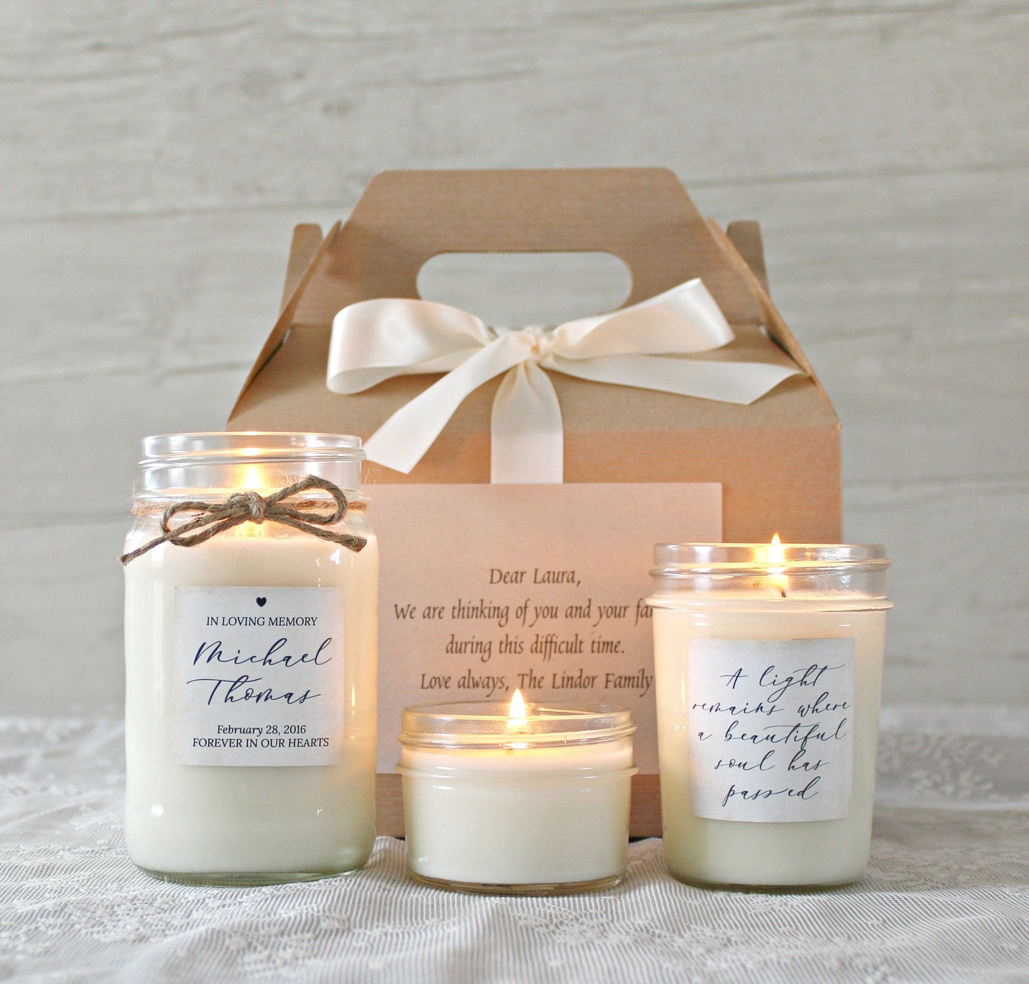 Memorial / Sympathy Gift Box - The Dancing Wick