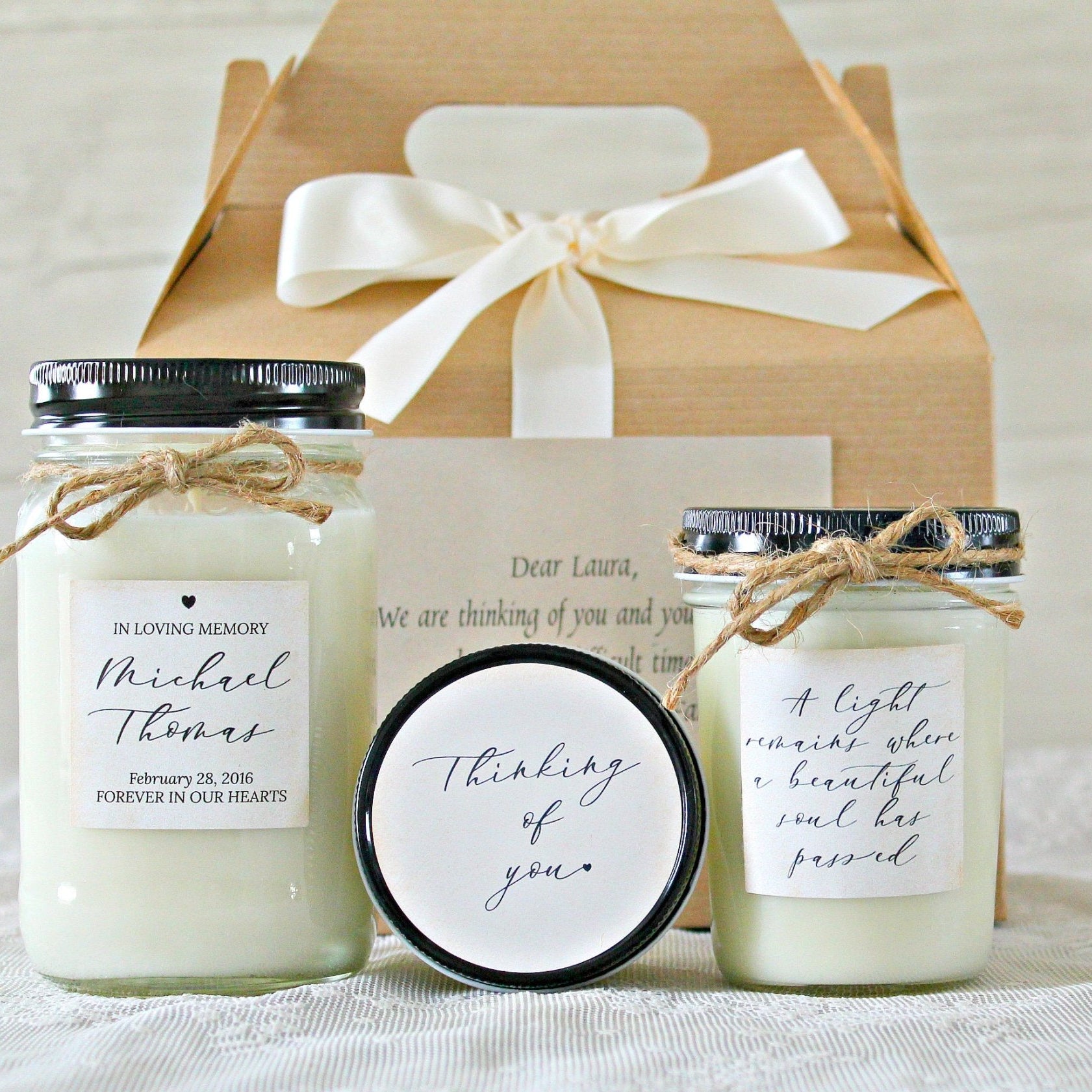 Memorial / Sympathy Gift Box - The Dancing Wick