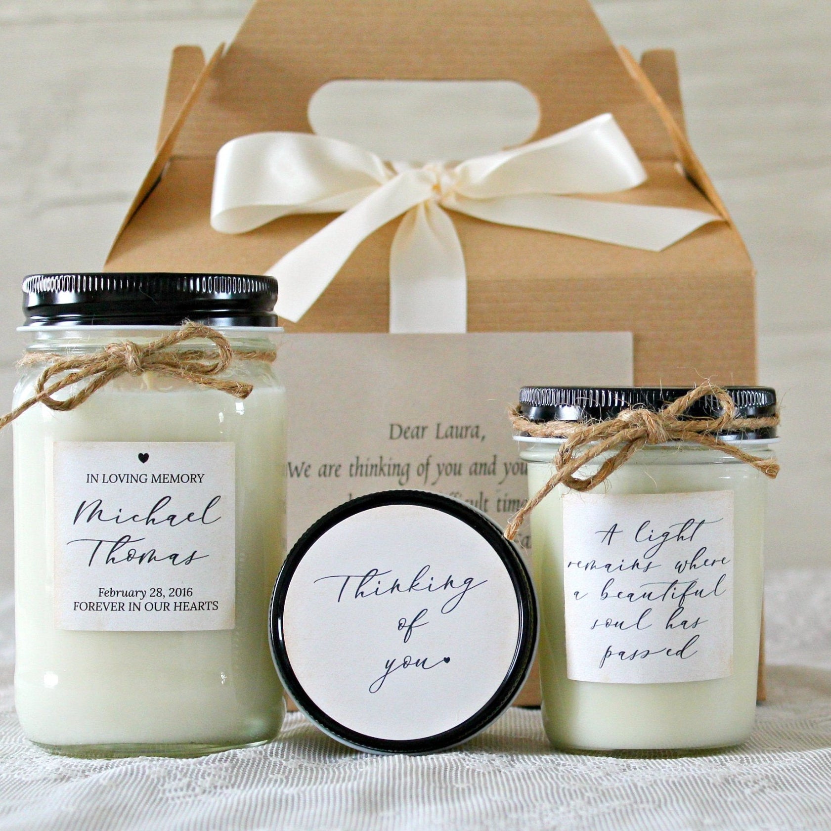 Memorial / Sympathy Gift Box - The Dancing Wick