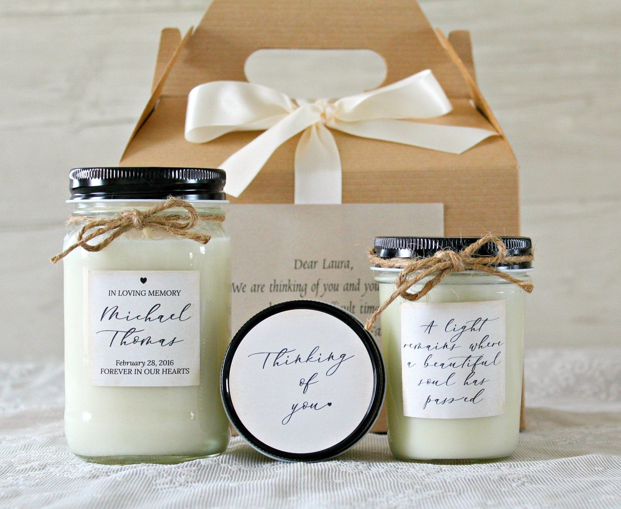 Memorial / Sympathy Gift Box - The Dancing Wick