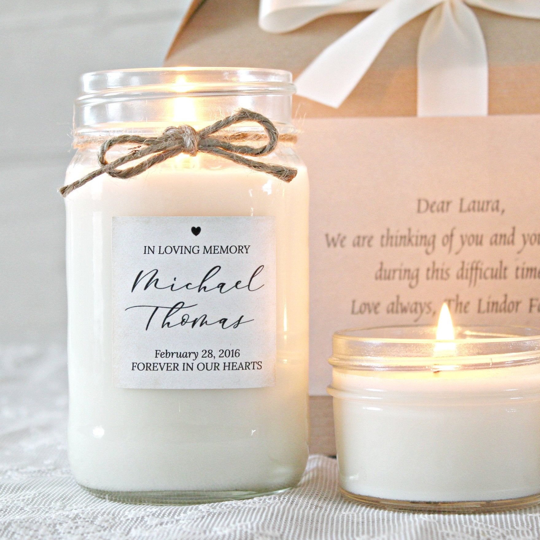 Memorial / Sympathy Gift Box - The Dancing Wick