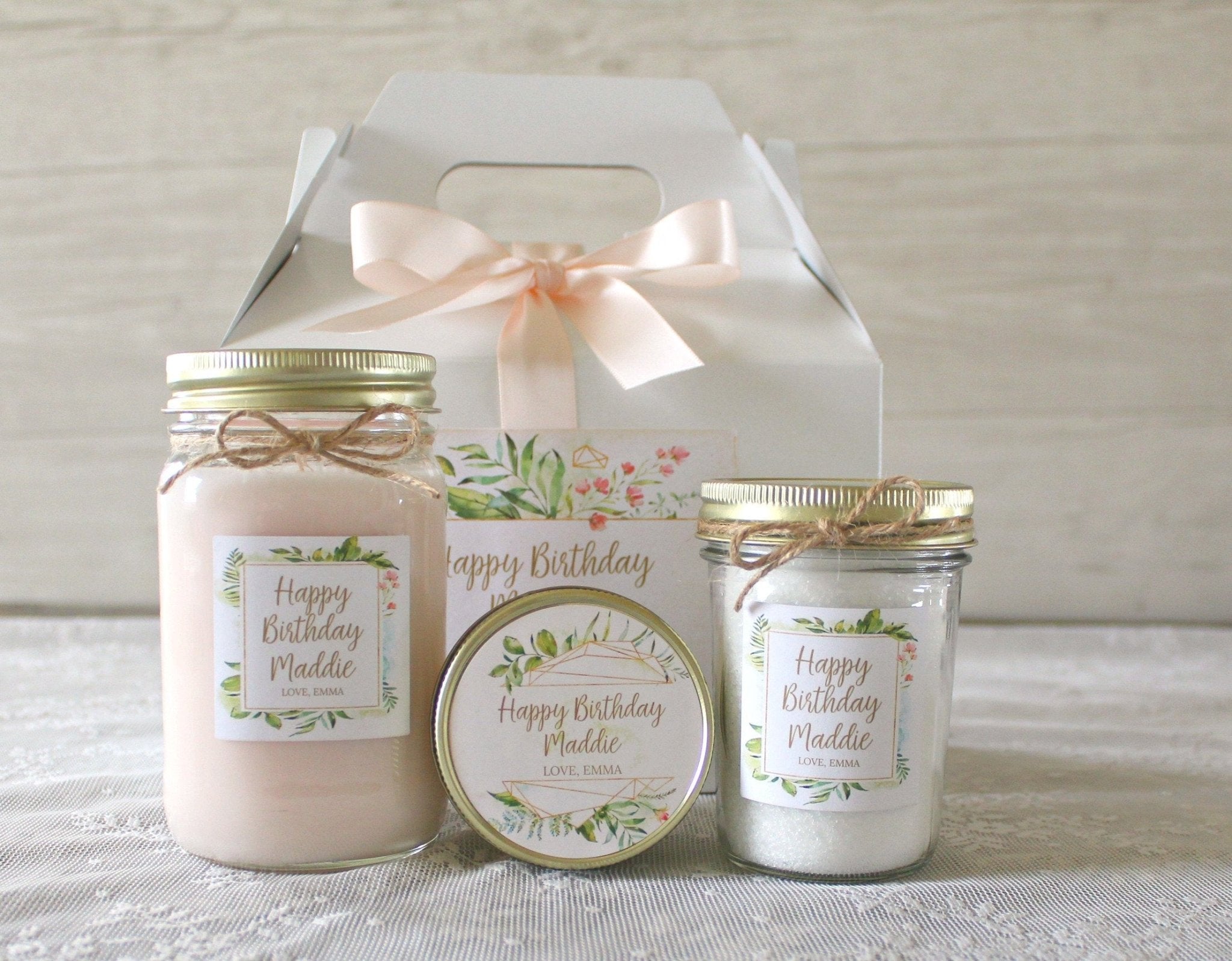 Personalized Birthday Gift Box For Her - The Dancing Wick