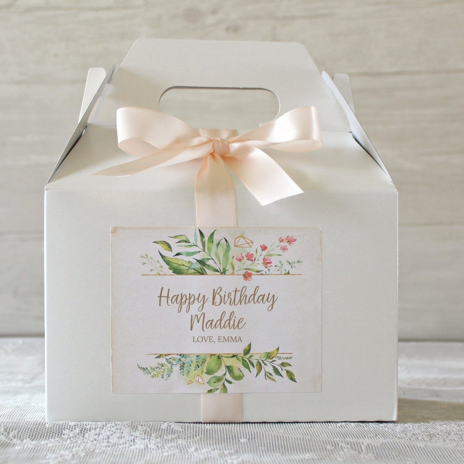Personalized Birthday Gift Box For Her - The Dancing Wick