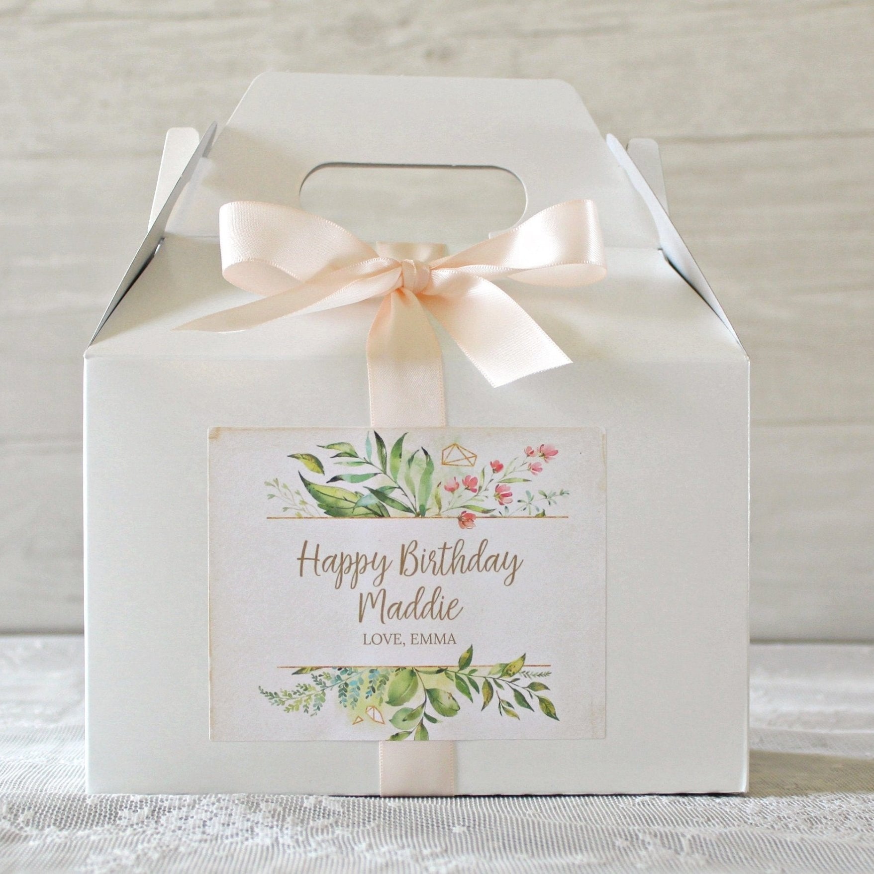 Personalized Birthday Gift Box For Her - The Dancing Wick