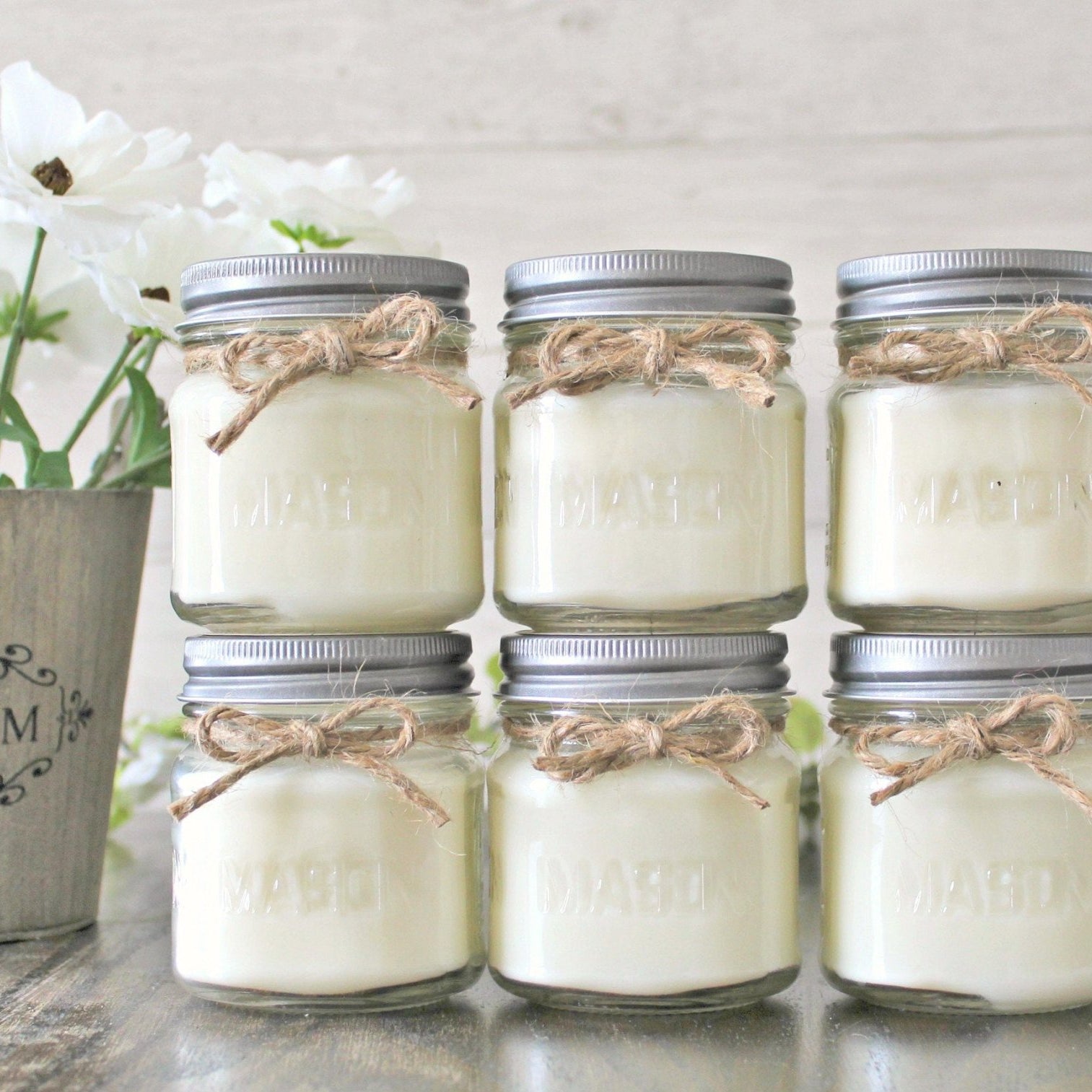 Set of 6 - Mason Jar Candle Bundle - The Dancing Wick