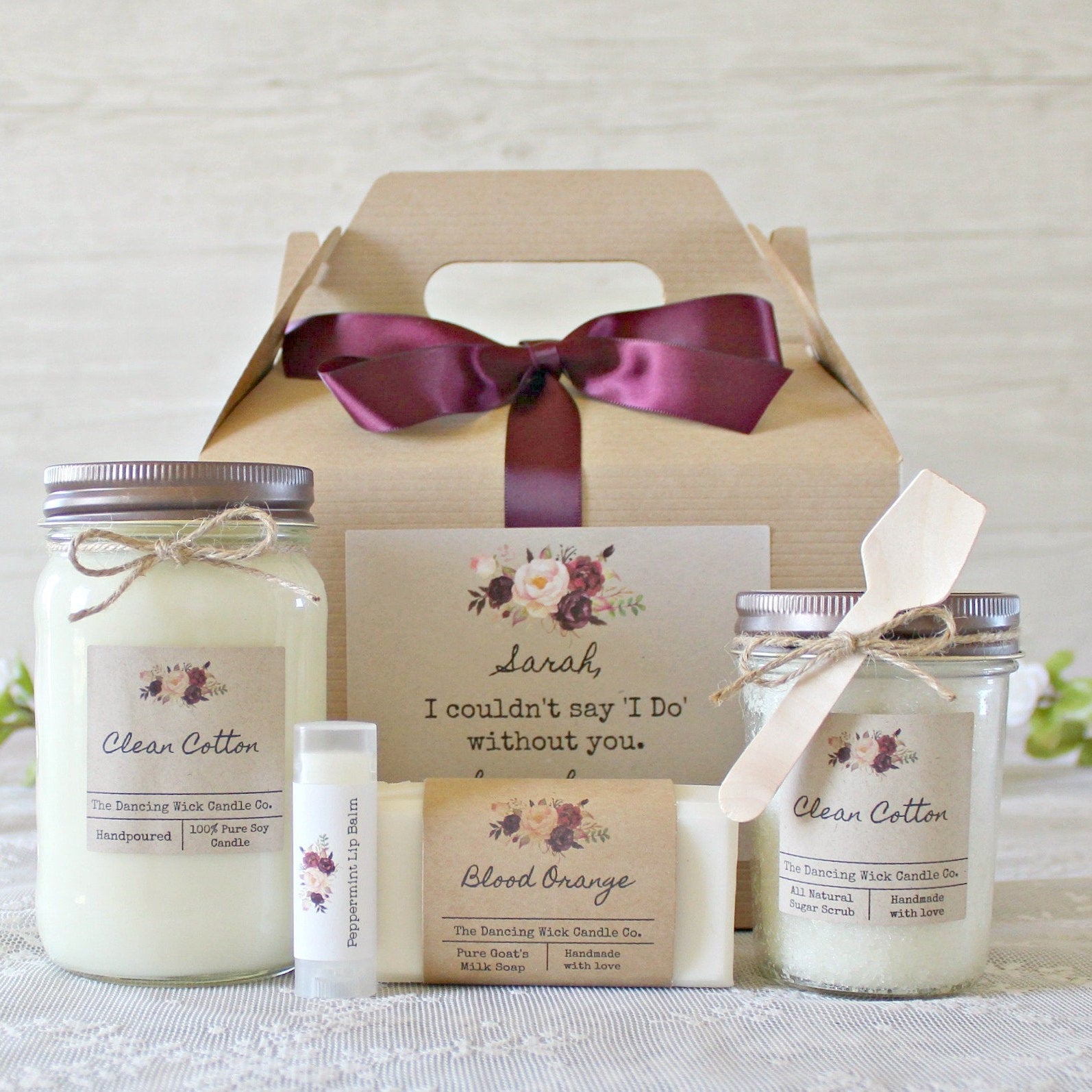 Spa Gift Set For Her - The Dancing Wick