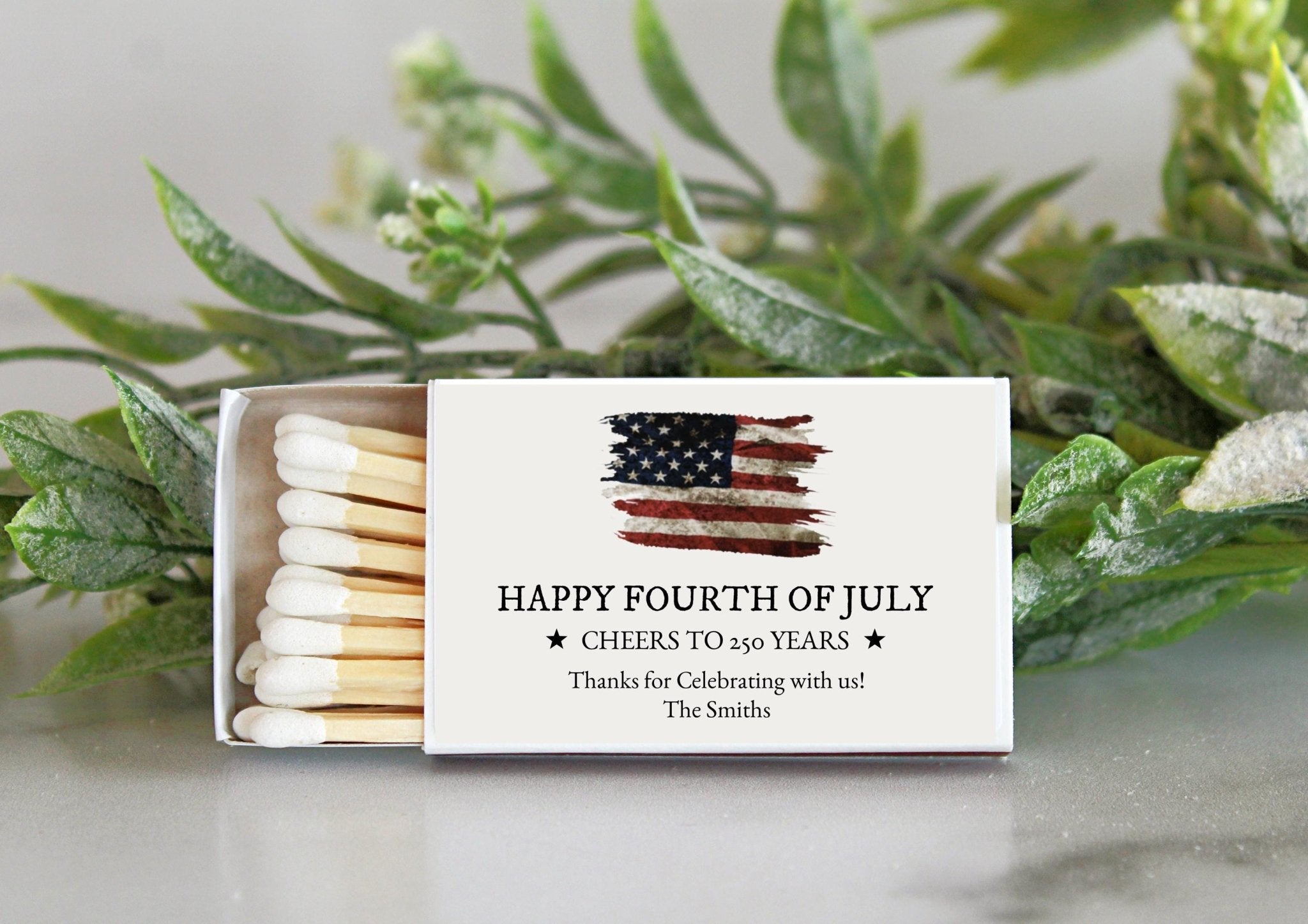 4th of July Matchboxes - The Dancing Wick