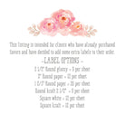 Add a sheet of labels to my existing order - The Dancing Wick